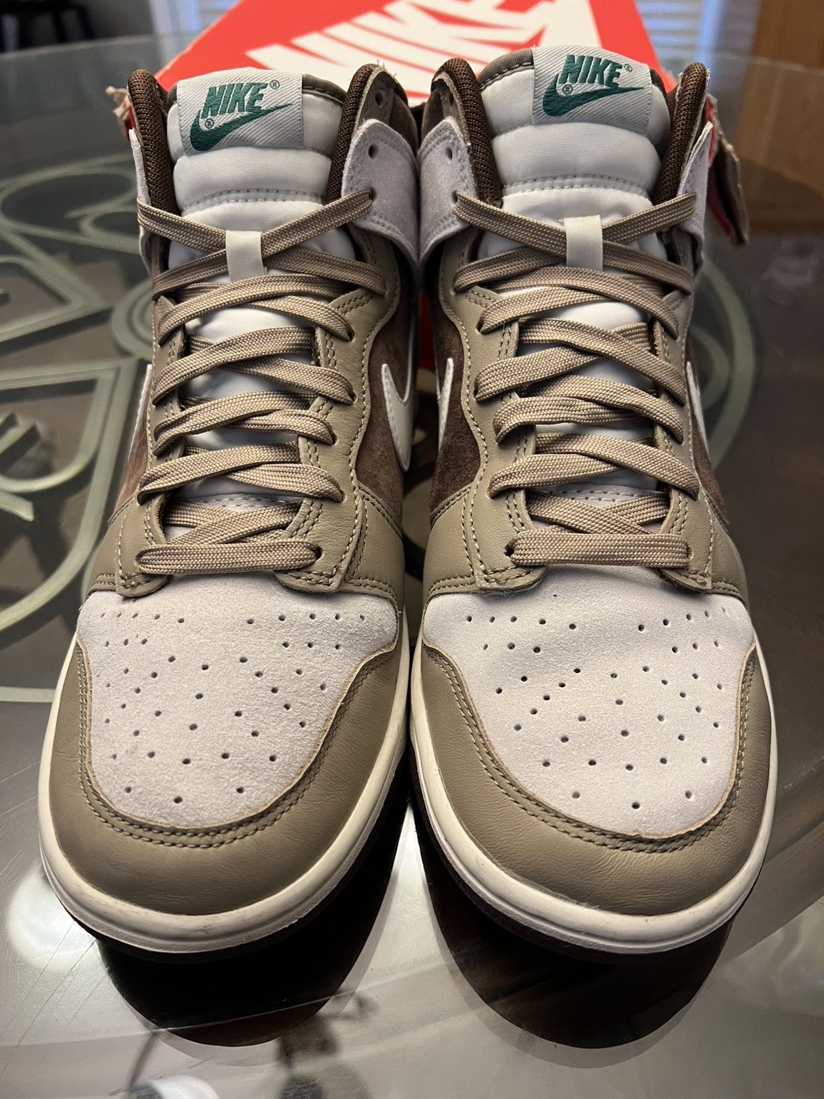 Nike Nike Dunk High Light Chocolate Size US 8.5 / EU 41-42 - 3 Thumbnail