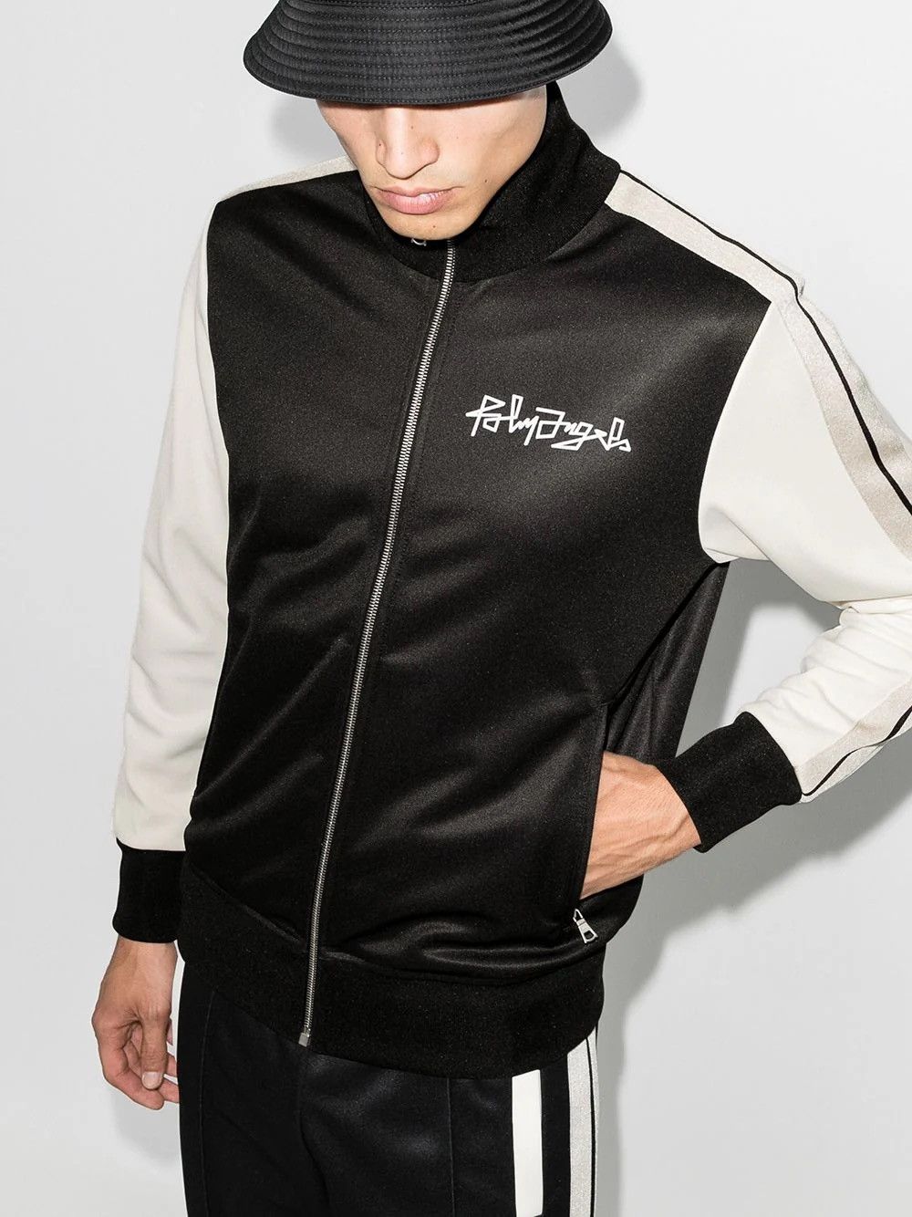 Palm Angels Palm Angels Desert Skull zipped track sweatshirt Size US L / EU 52-54 / 3 - 12 Thumbnail