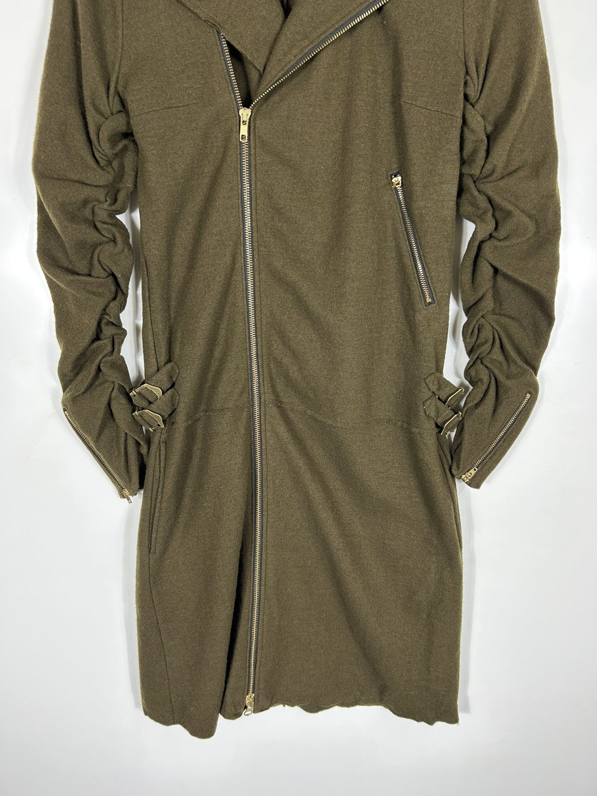 Japanese Brand 🔥Rare Jelly Garcia Japan Wool Double Collar Long Jacket Size S / US 4 / IT 40 - 6 Thumbnail