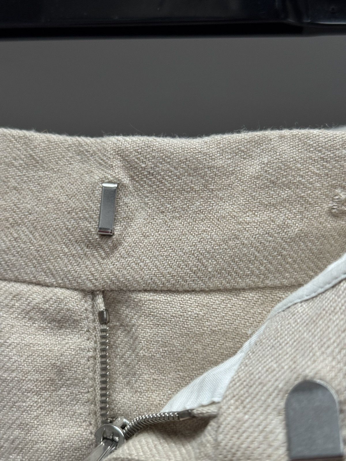 The Row The Row Mens Marcello Beige Linen Shorts size US 32 Size US 32 / EU 48 - 8 Thumbnail