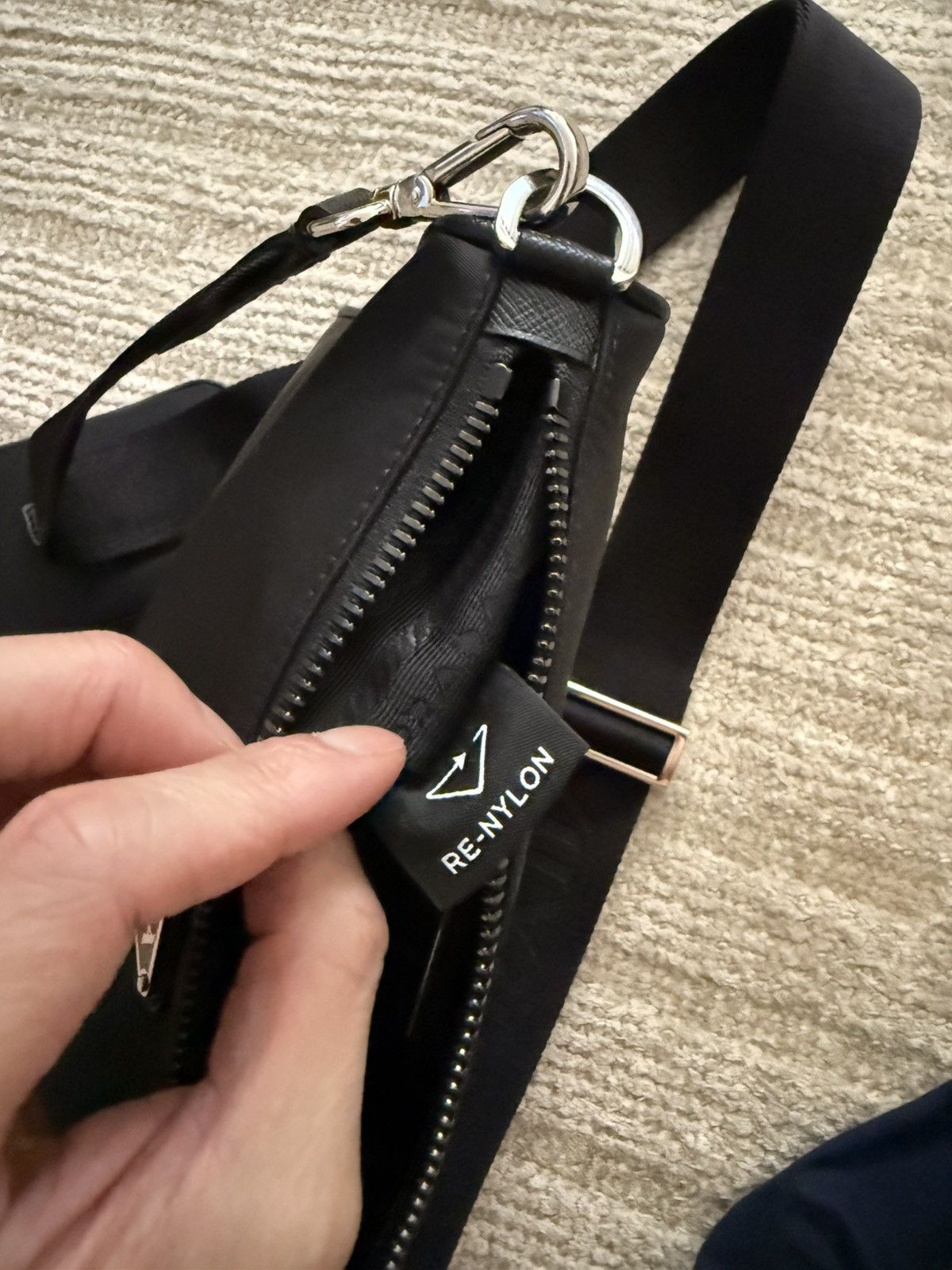 Prada Re-Nylon and Saffiano leather shoulder bag Size ONE SIZE - 8 Thumbnail