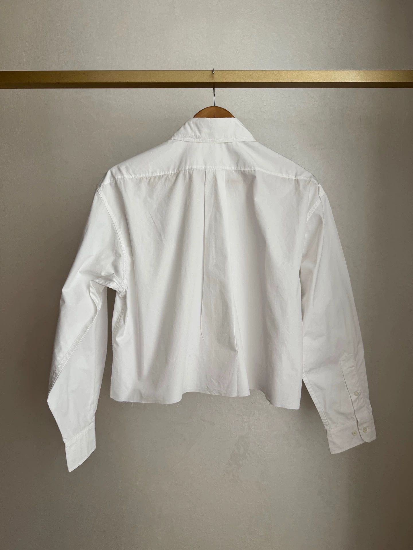 Miu Miu MIU MIU Classic Oversized White Shirt 36 Size XS / US 0-2 / IT 36-38 - 4 Thumbnail