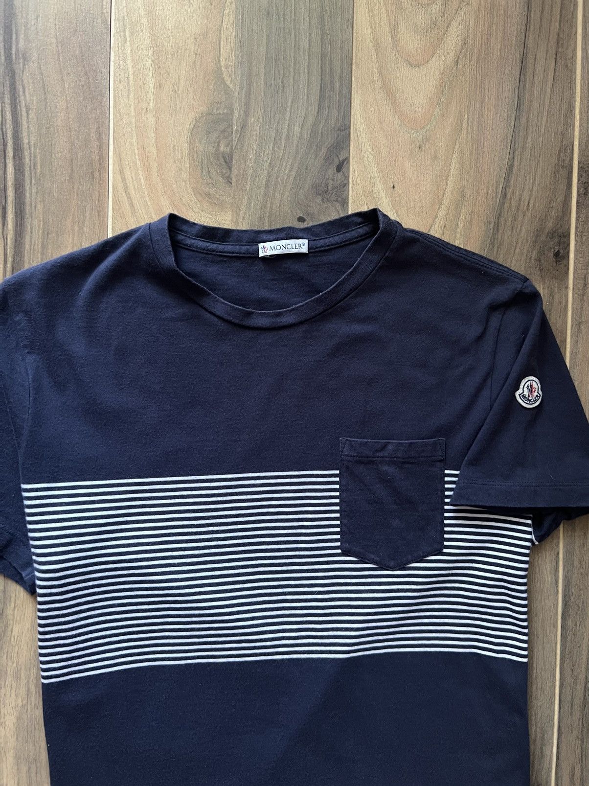 Moncler Moncler tee pocket polo short Size US L / EU 52-54 / 3 - 5 Thumbnail