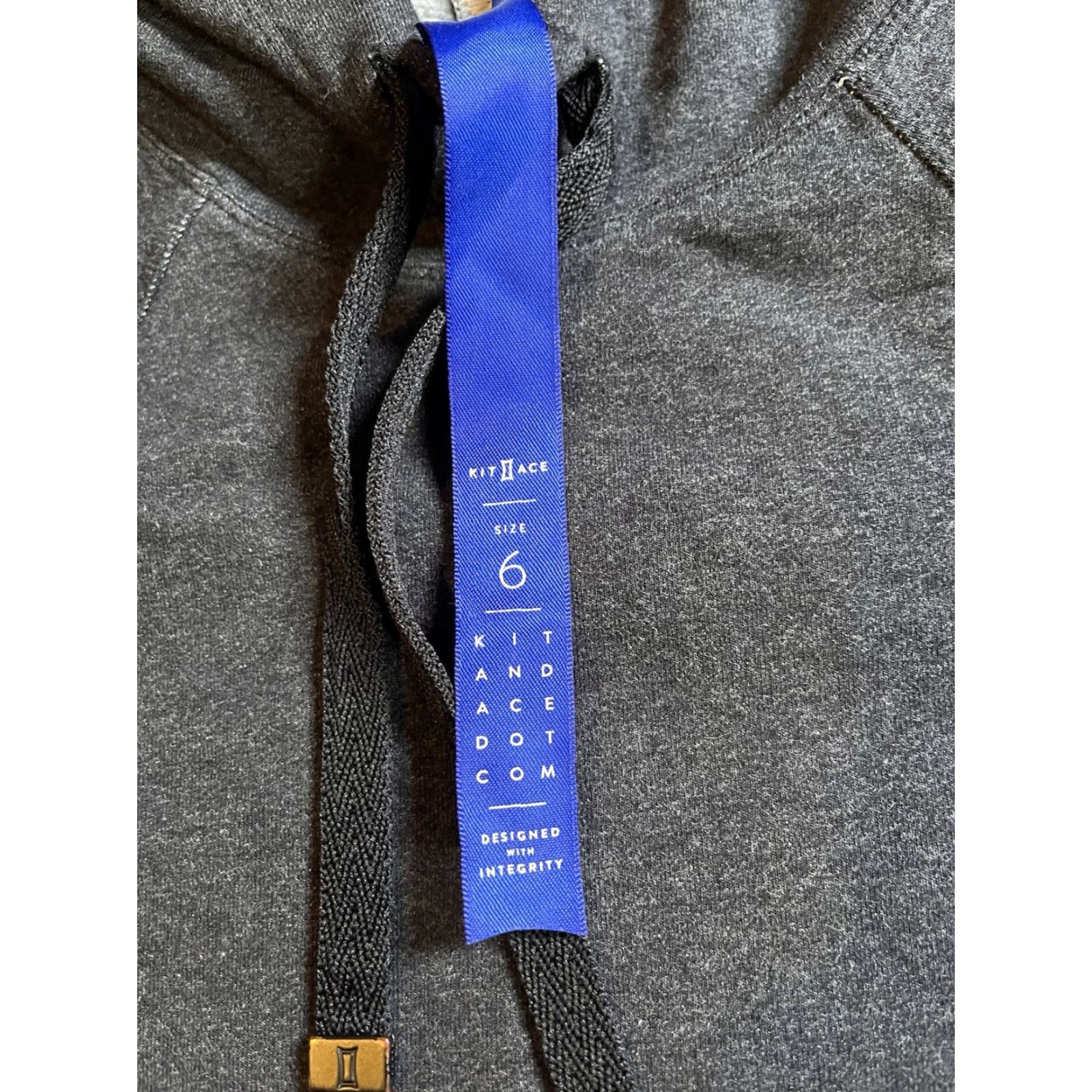 Vintage Kit and Ace Athleisure Hoodie Women’s 6 Grey Raglan Shirt Pullover Ladies 6 Grey Raglan Size M / US 6-8 / IT 42-44 - 3 Thumbnail