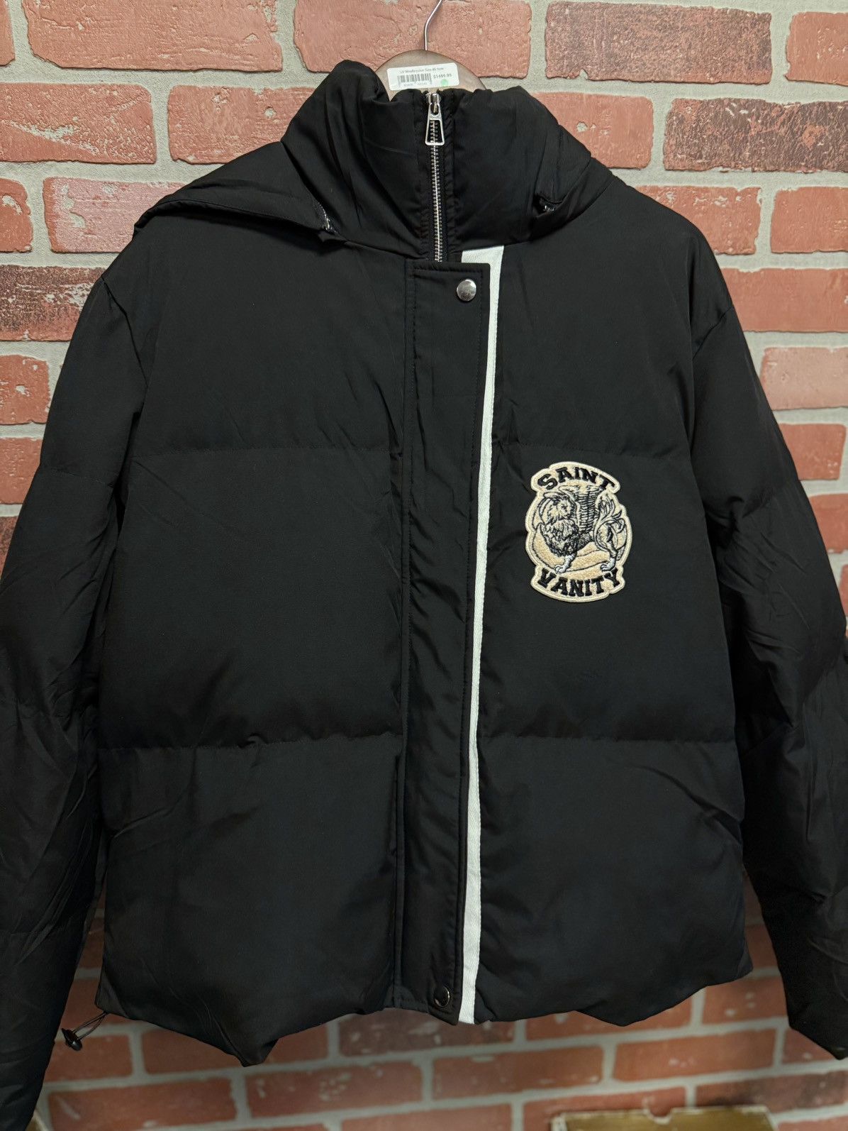 Saint Vanity Saint Vanity Puffer Jacket Black White RARE Size XL Size US XL / EU 56 / 4 - 4 Thumbnail