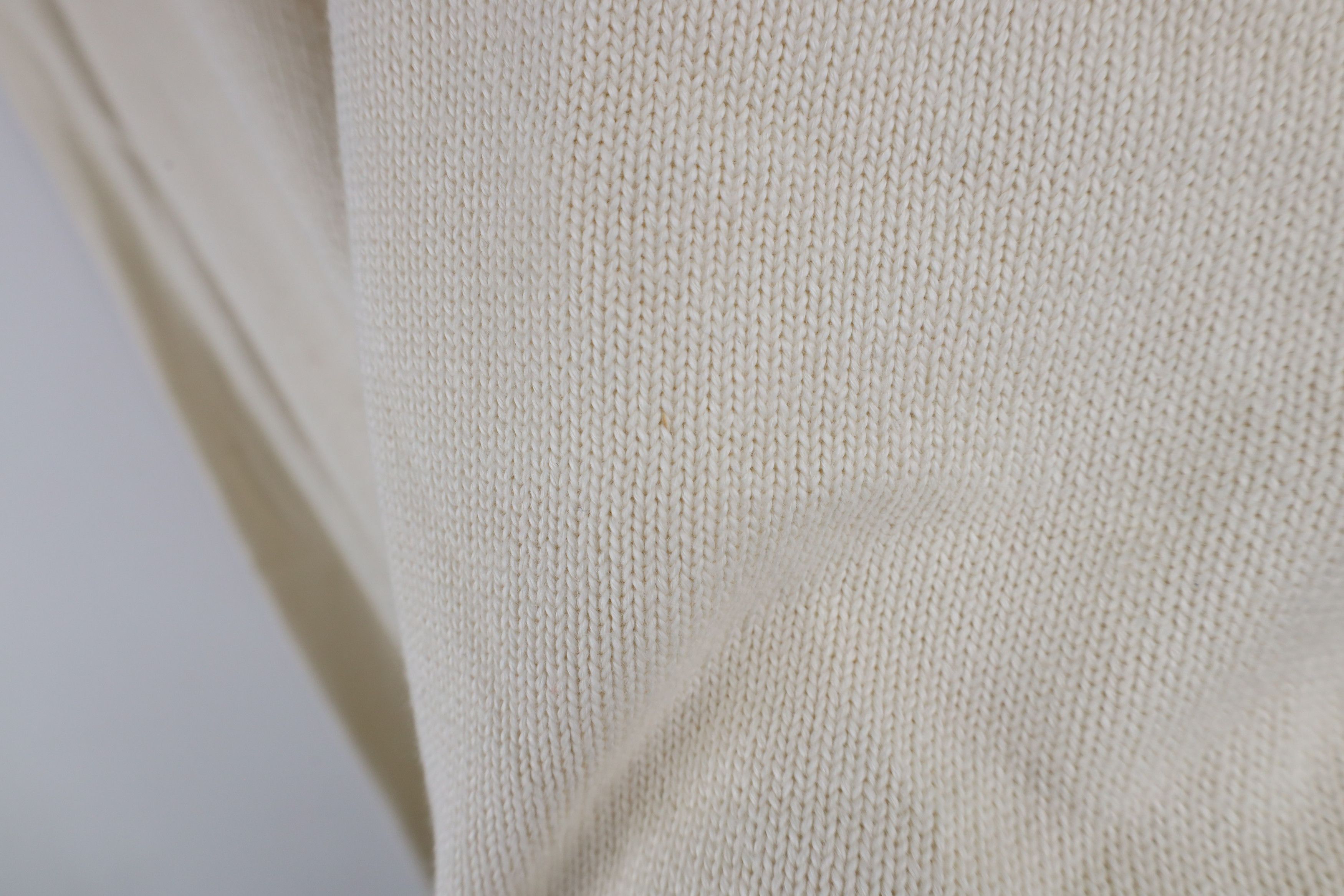 Ralph Lauren Vintage 90s Ralph Lauren Half Zip Pullover Sweater Cream Size US XXL / EU 58 / 5 - 5 Thumbnail