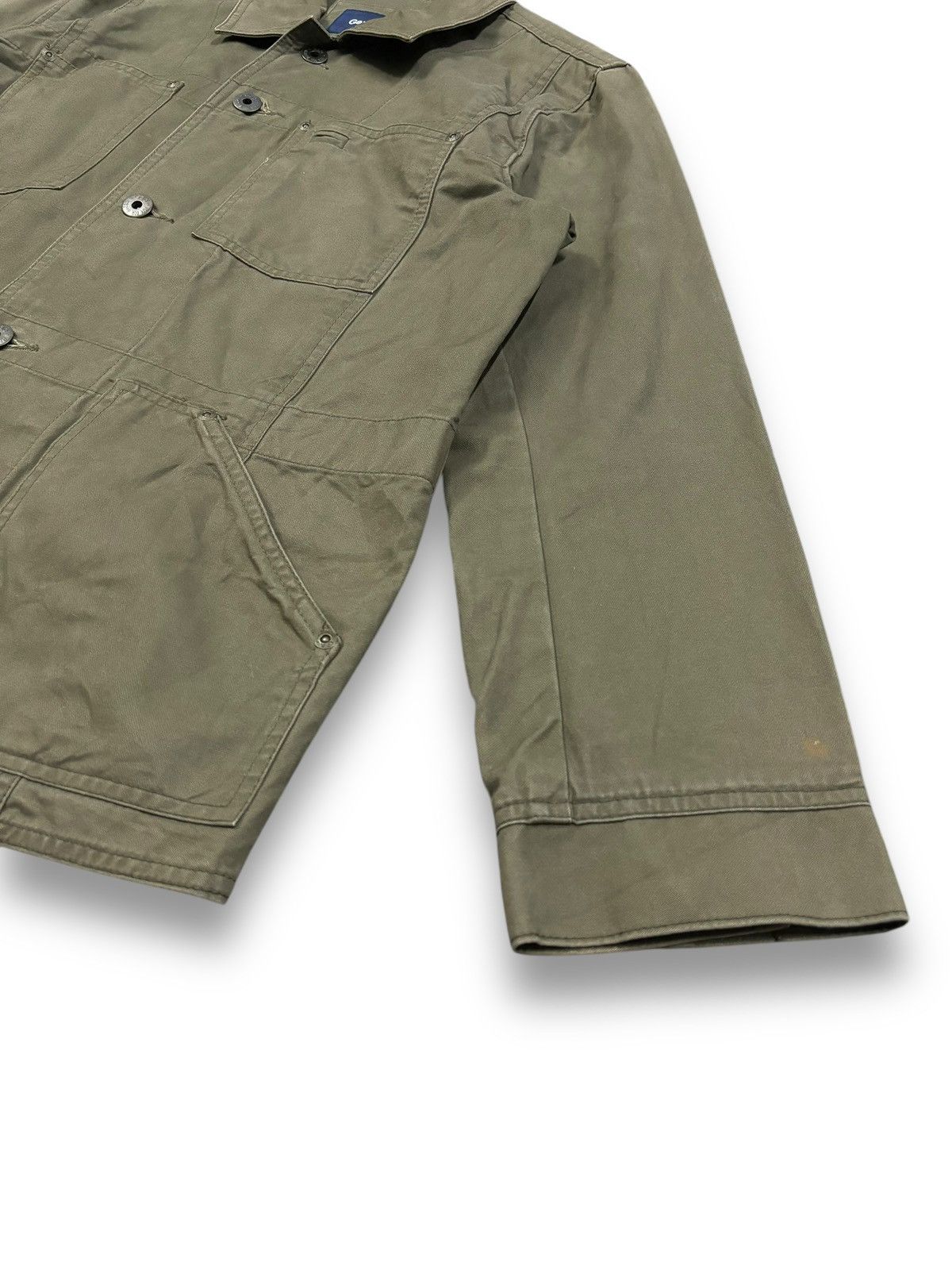 Balenciaga × Gap × Yeezy Vintage Gap Khaki Green Tactical Military Field Jacket Size US M / EU 48-50 / 2 - 13 Thumbnail