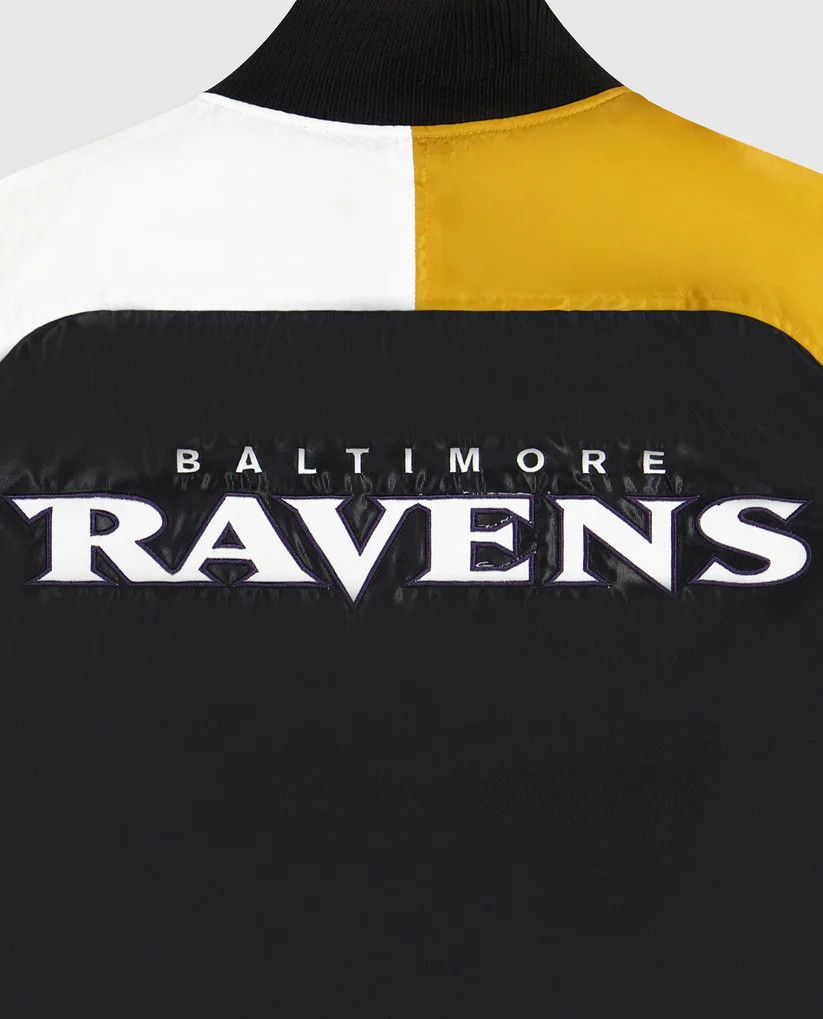 Starter NFL Baltimore Ravens Varsity Satin Full-Snap Jacket Size US XXL / EU 58 / 5 - 3 Thumbnail