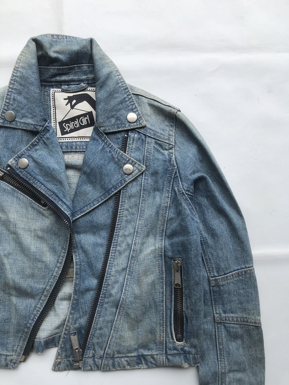 If Six Was Nine Spiral Girl Studed Zipper Jeans Jacket Number Nine LGB Style Size US M / EU 48-50 / 2 - 6 Thumbnail