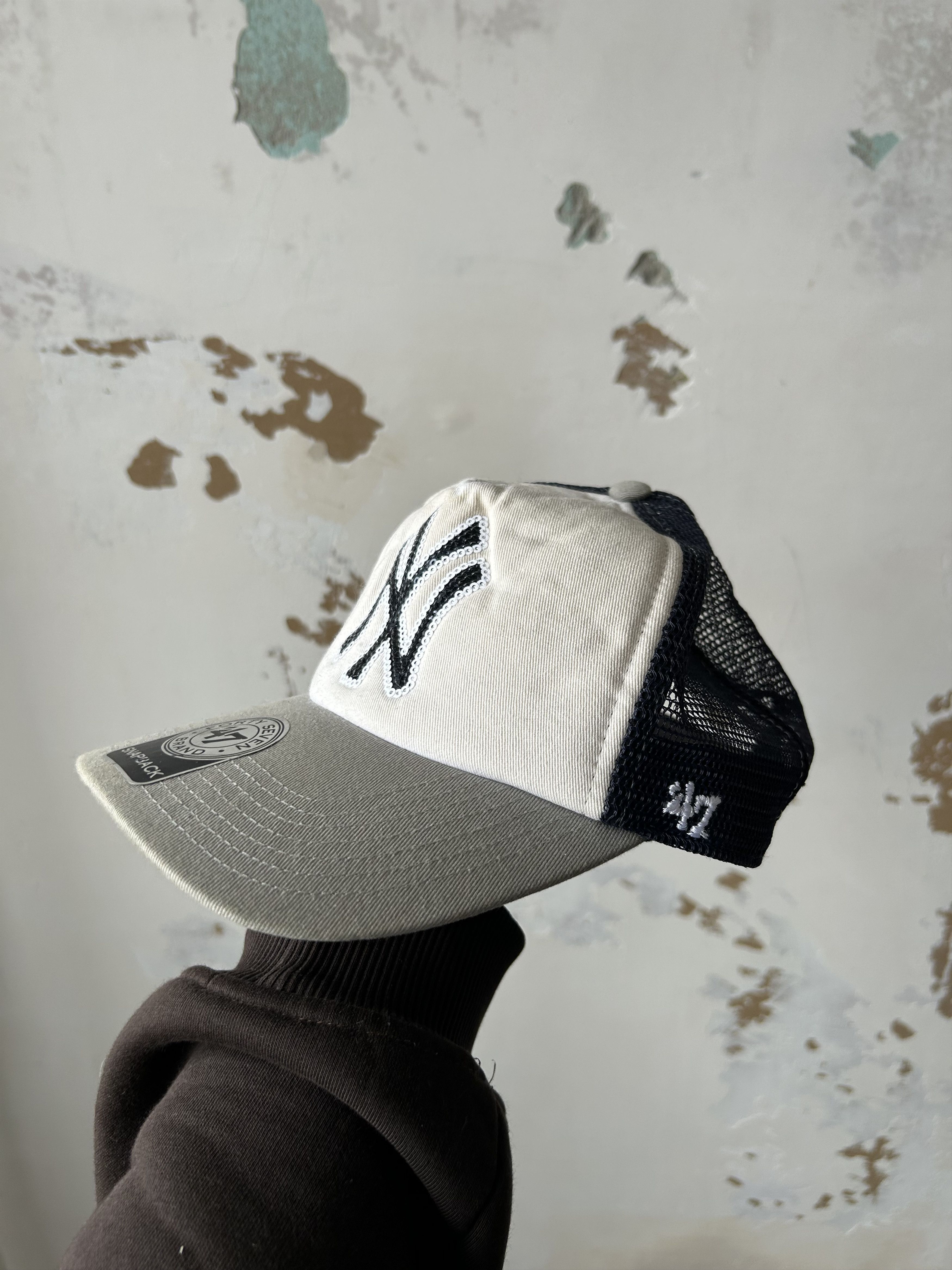New York Yankees × Vintage Vintage New York Yankees Cap Os Size ONE SIZE - 3 Thumbnail