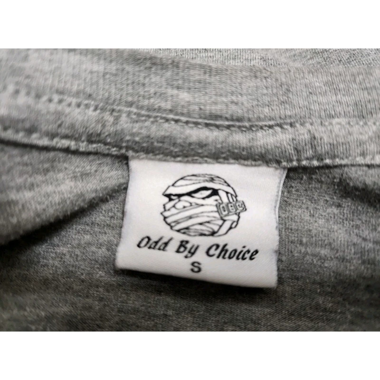 Vintage Odd By Choice Gray Sexy Pinup T-Shirt Women’s Slim Fit Size S Size S / US 4 / IT 40 - 4 Thumbnail