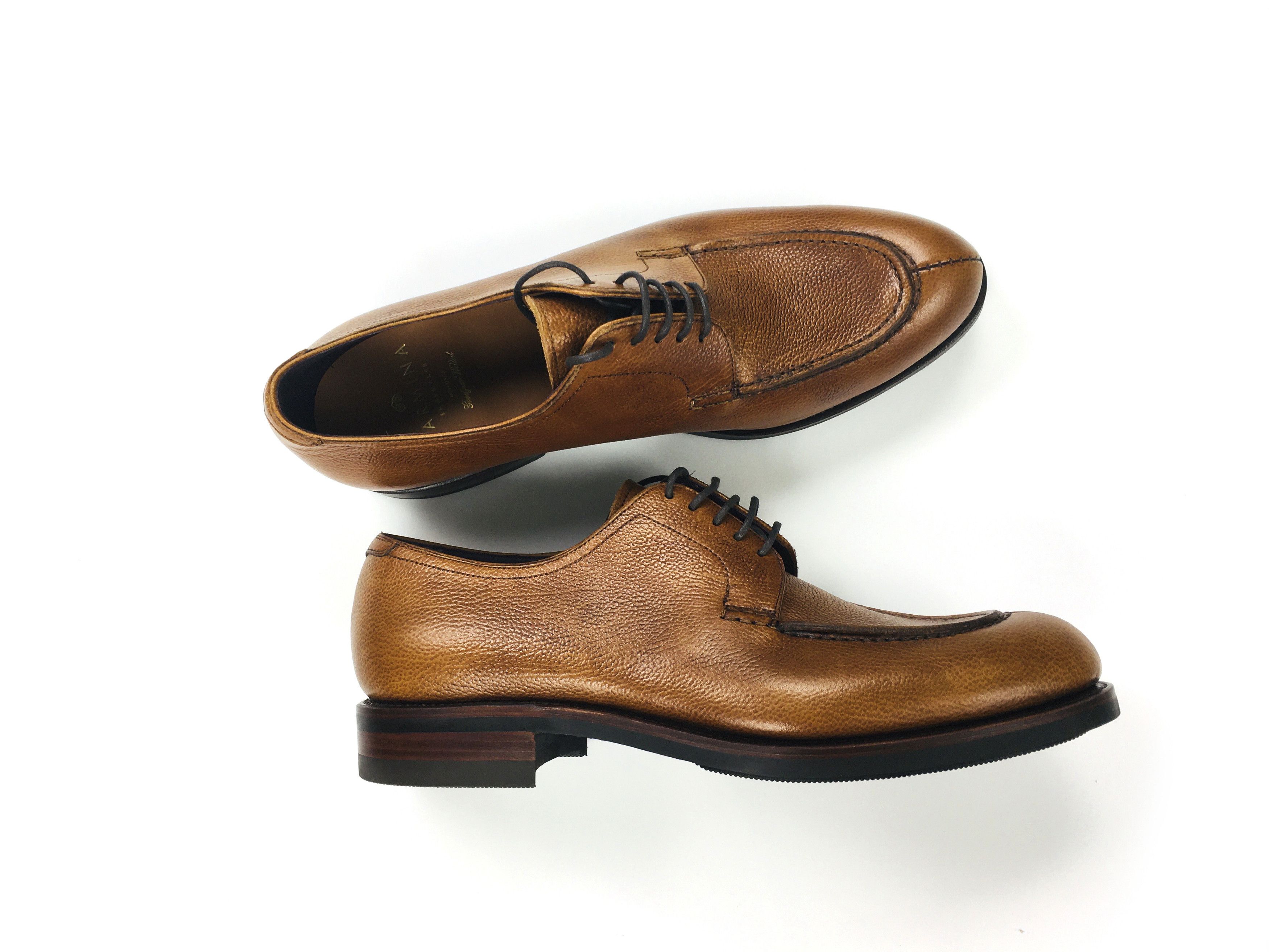 Carmina 757 Split Toe in Light Brown Derbies 7-1/2 27cm