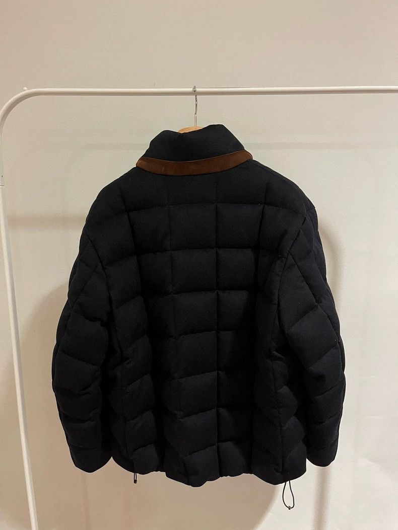 Loro Piana LORO PIANA Rising three-dimensional checkered down jacket Size US XL / EU 56 / 4 - 5 Thumbnail