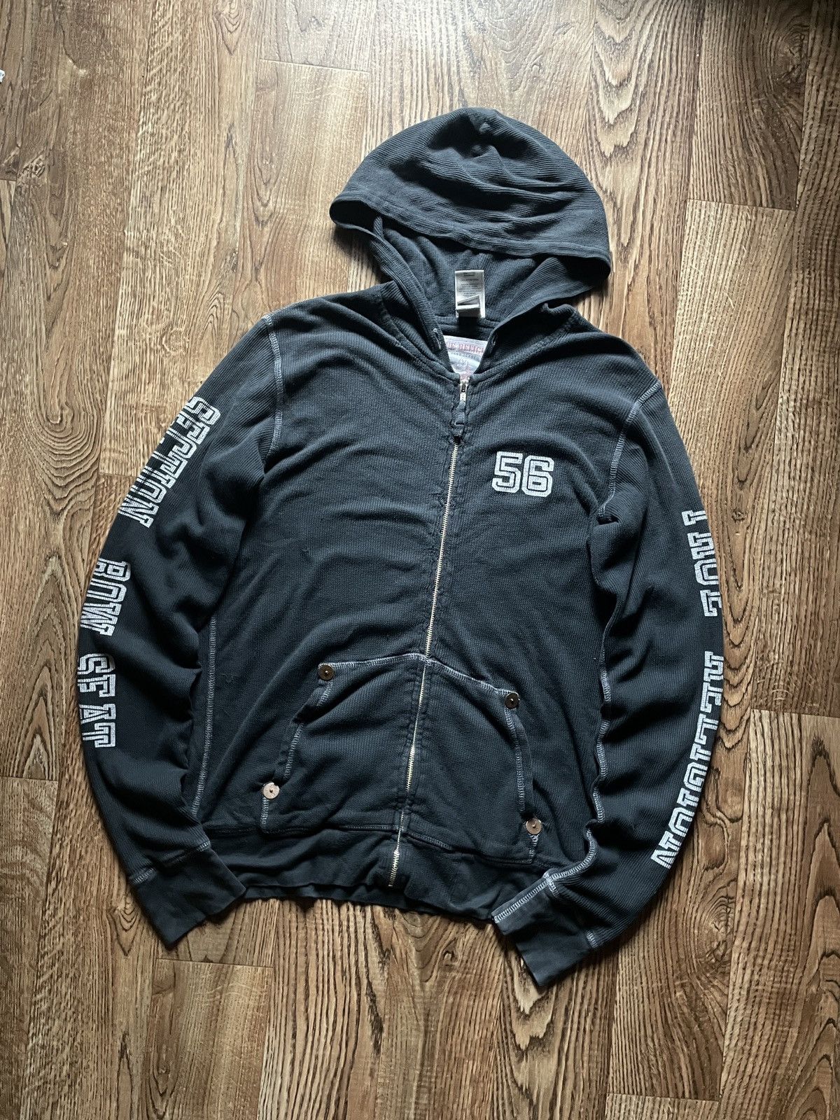 Japanese Brand Vintage Zip Hoodie True Religion 90’s Big logo Size US L / EU 52-54 / 3 - 2 Thumbnail