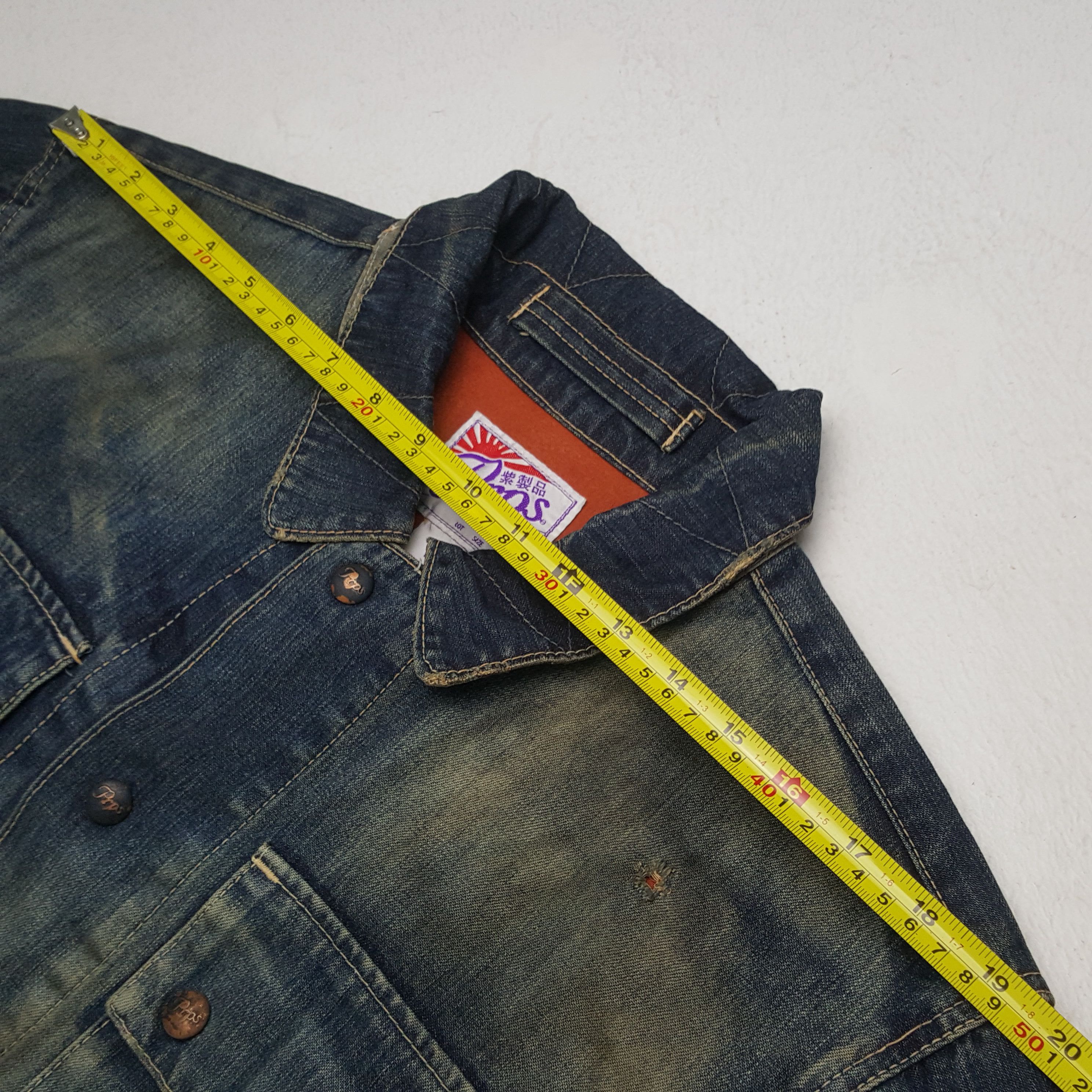 Prps Vintage Prps Japanese Brand Denim Jacket RR15 Size US M / EU 48-50 / 2 - 4 Thumbnail