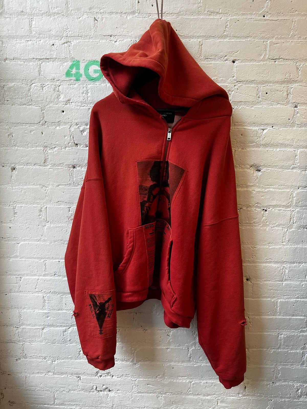 Enfants Riches Deprimes ERD RED ZIP UP HOODIE XL XXL 2XL BAGGY Size US XL / EU 56 / 4 - 15 Thumbnail