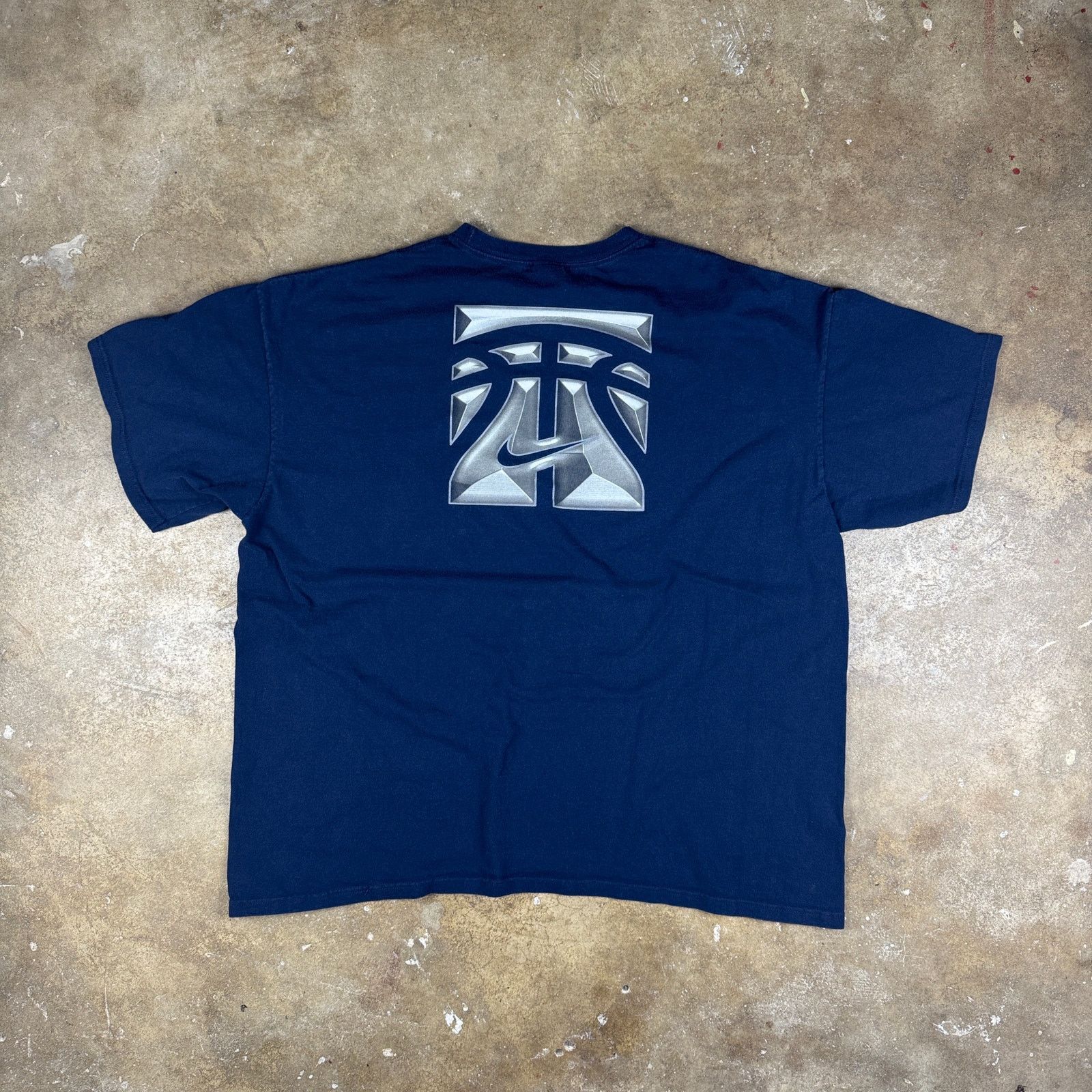 Nike Nike Hoops T-Shirt Men’s 2XL Navy Blue 03 Basketball Vintage Size US XXL / EU 58 / 5 - 6 Thumbnail