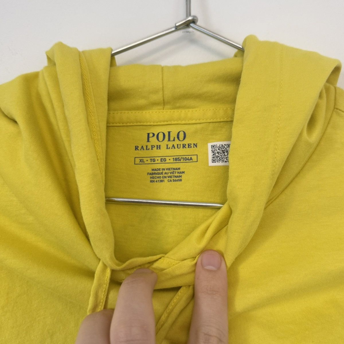 Polo Ralph Lauren Polo Ralph Lauren Pony Hooded Long Sleeve Shirt Yellow Size US XL / EU 56 / 4 - 4 Thumbnail