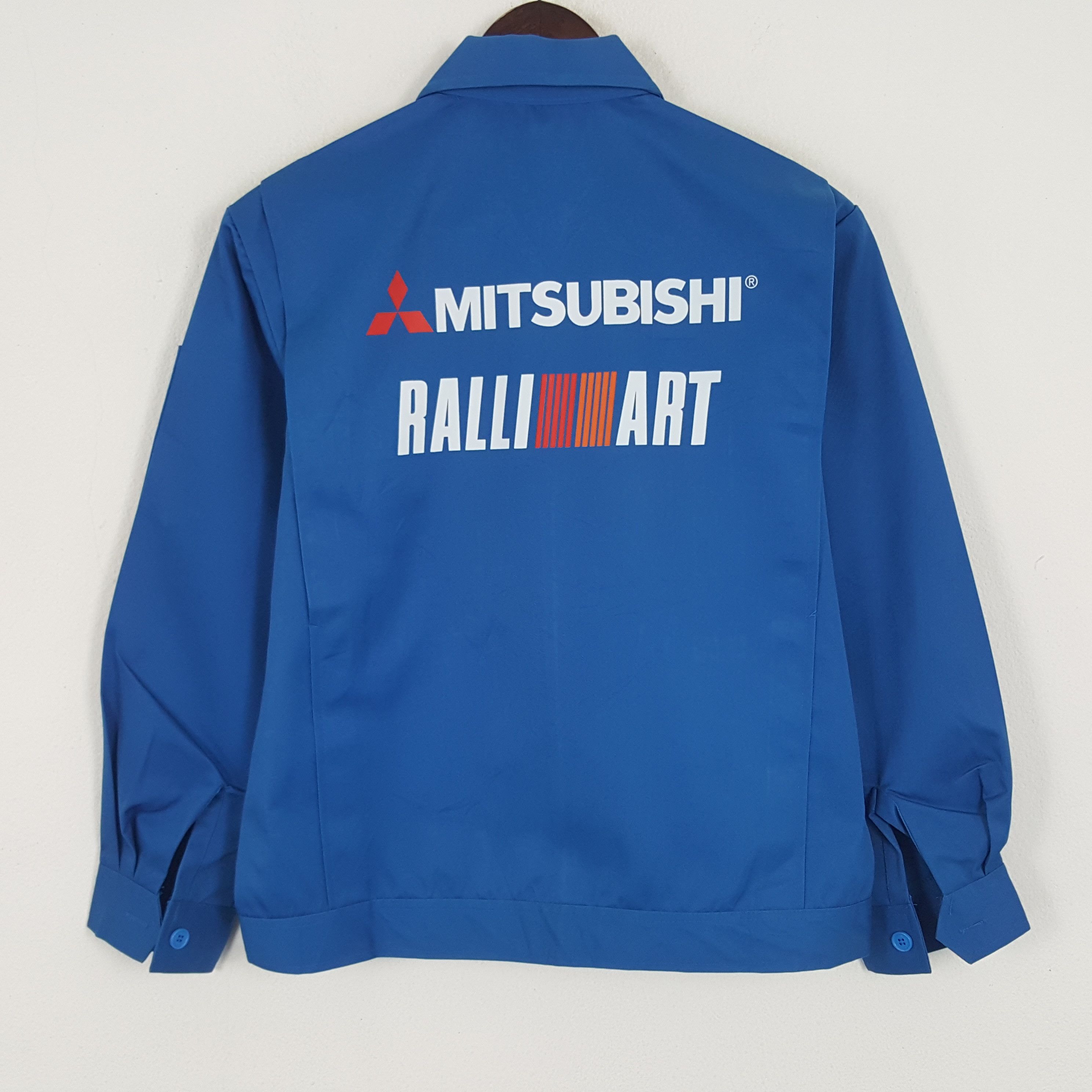 Japanese Brand × Vintage Vintage Mitsubishi Ralli Art Custom Art Worker Japan Jacket Size US S / EU 44-46 / 1 - 1 Thumbnail