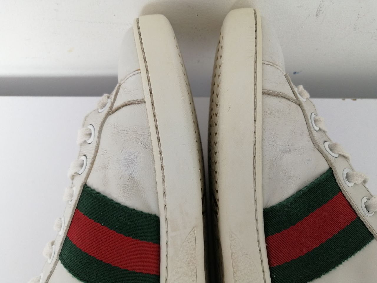 Gucci Gucci White Ace Sneakers Size US 6.5 / IT 36.5 - 17 Thumbnail