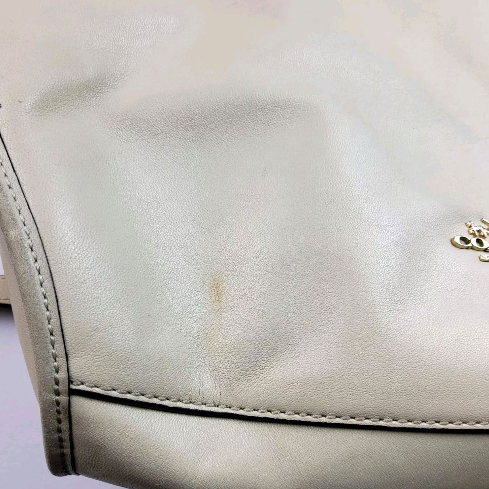 Coach Coach Shoulder Bag Purse Leather Ivory 32405 14x10.5x3.25 Women's Handbag Size ONE SIZE - 5 Thumbnail