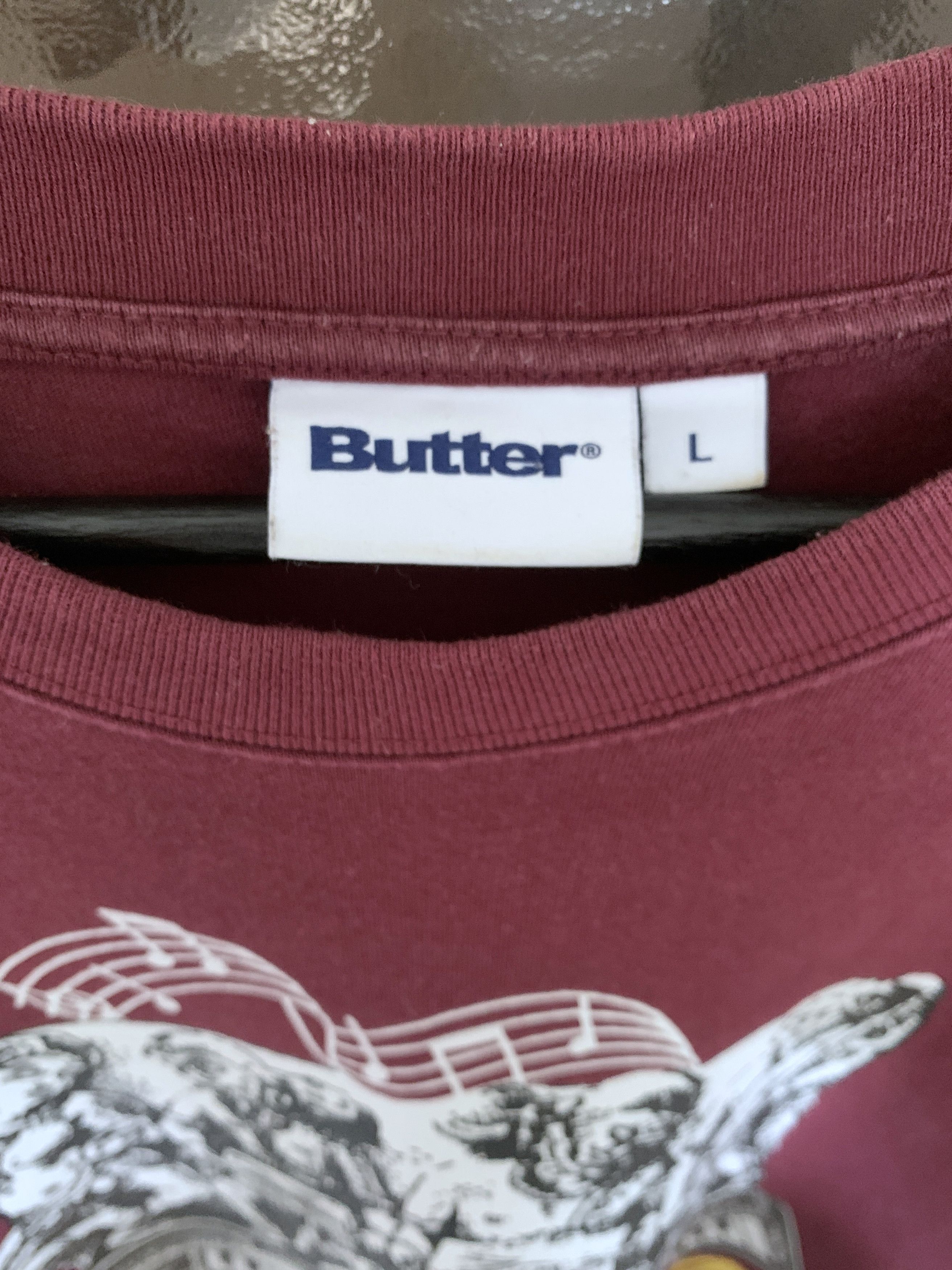 Butter Goods Butter Good JungleJazz T-Shirt Burgundy Size US L / EU 52-54 / 3 - 3 Thumbnail