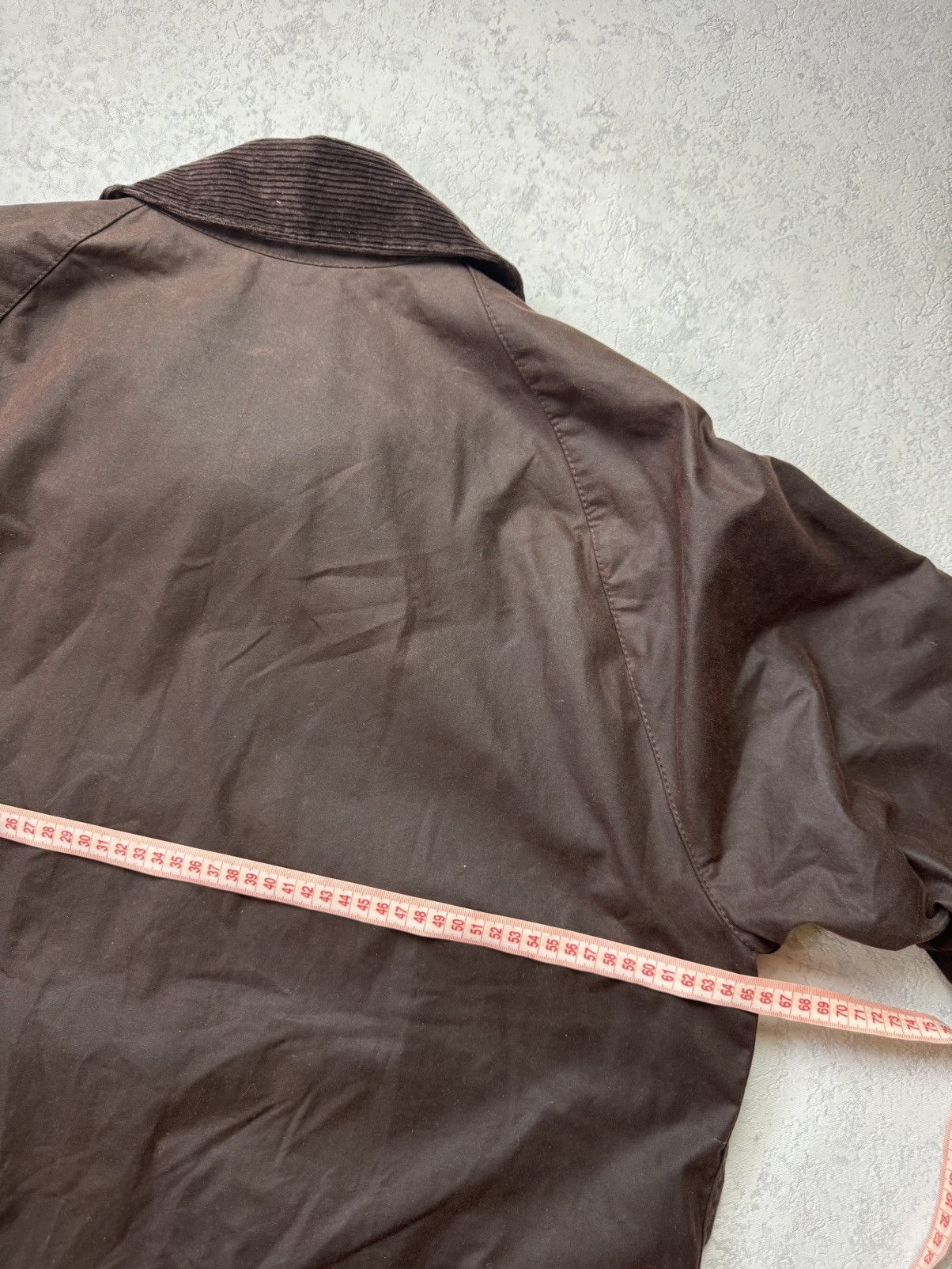 Barbour Barbour Waxed Brown Bedale Jacket Coat With Hood C44/112cm Size US L / EU 52-54 / 3 - 19 Thumbnail
