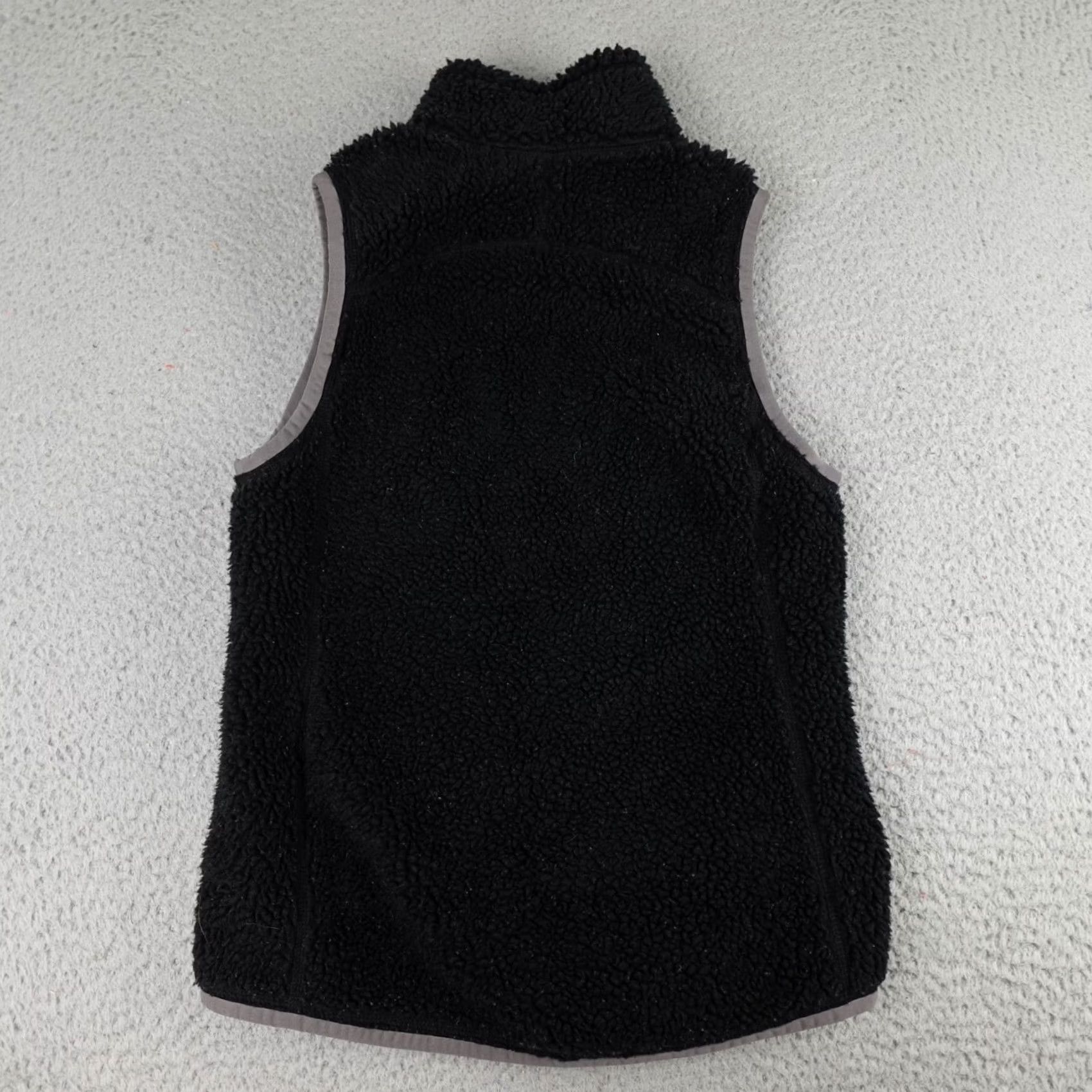 Vintage LL Bean Vest Womens XXS Black Fleece Sleeveless Full Zip Hiking Outdoor Size XXS / US 00 / IT 34 - 6 Thumbnail