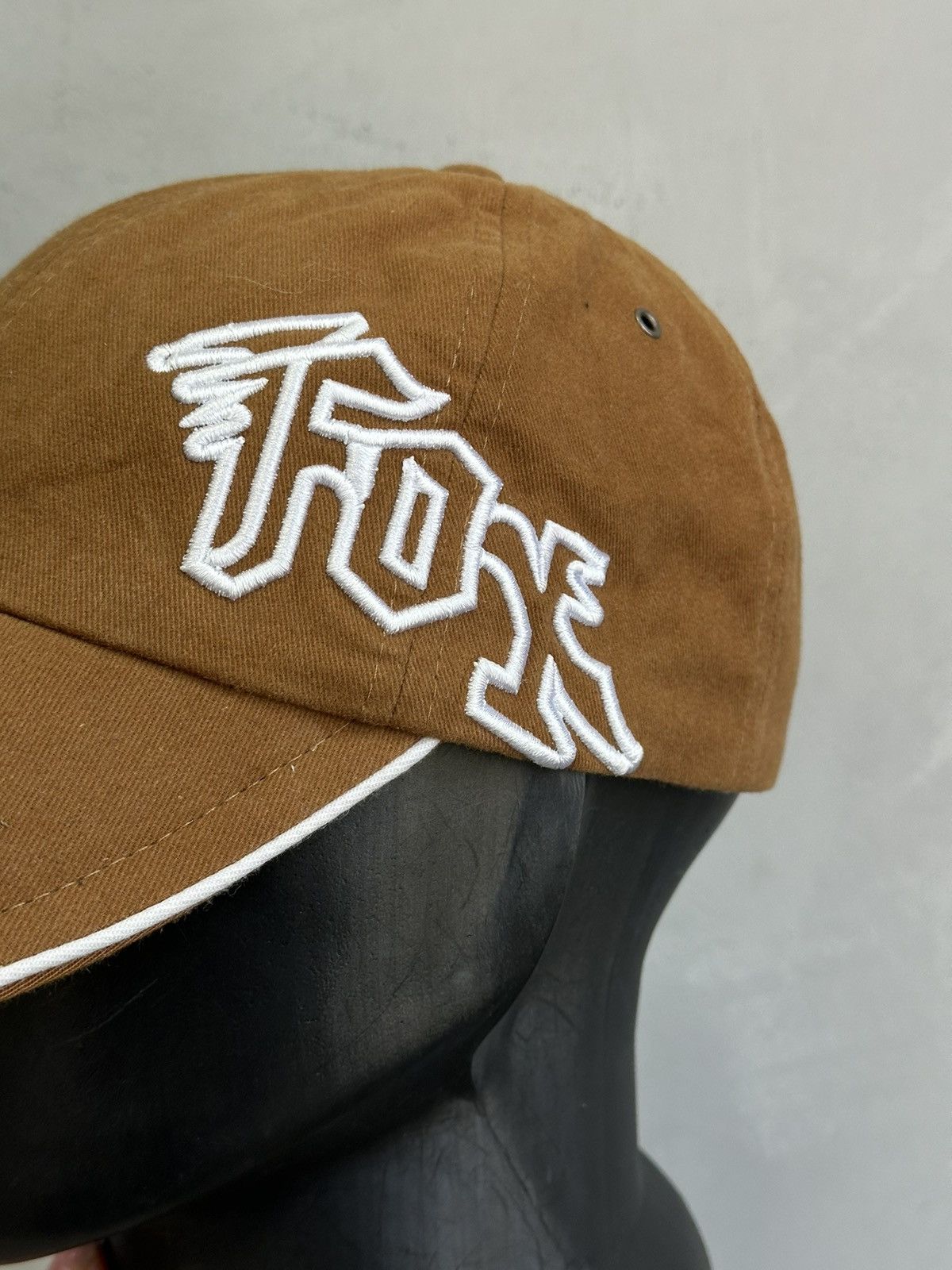 Fox Racing Vintage Cap Y2k FOX Avantgarde Distressed Japan Hats Size ONE SIZE - 6 Thumbnail