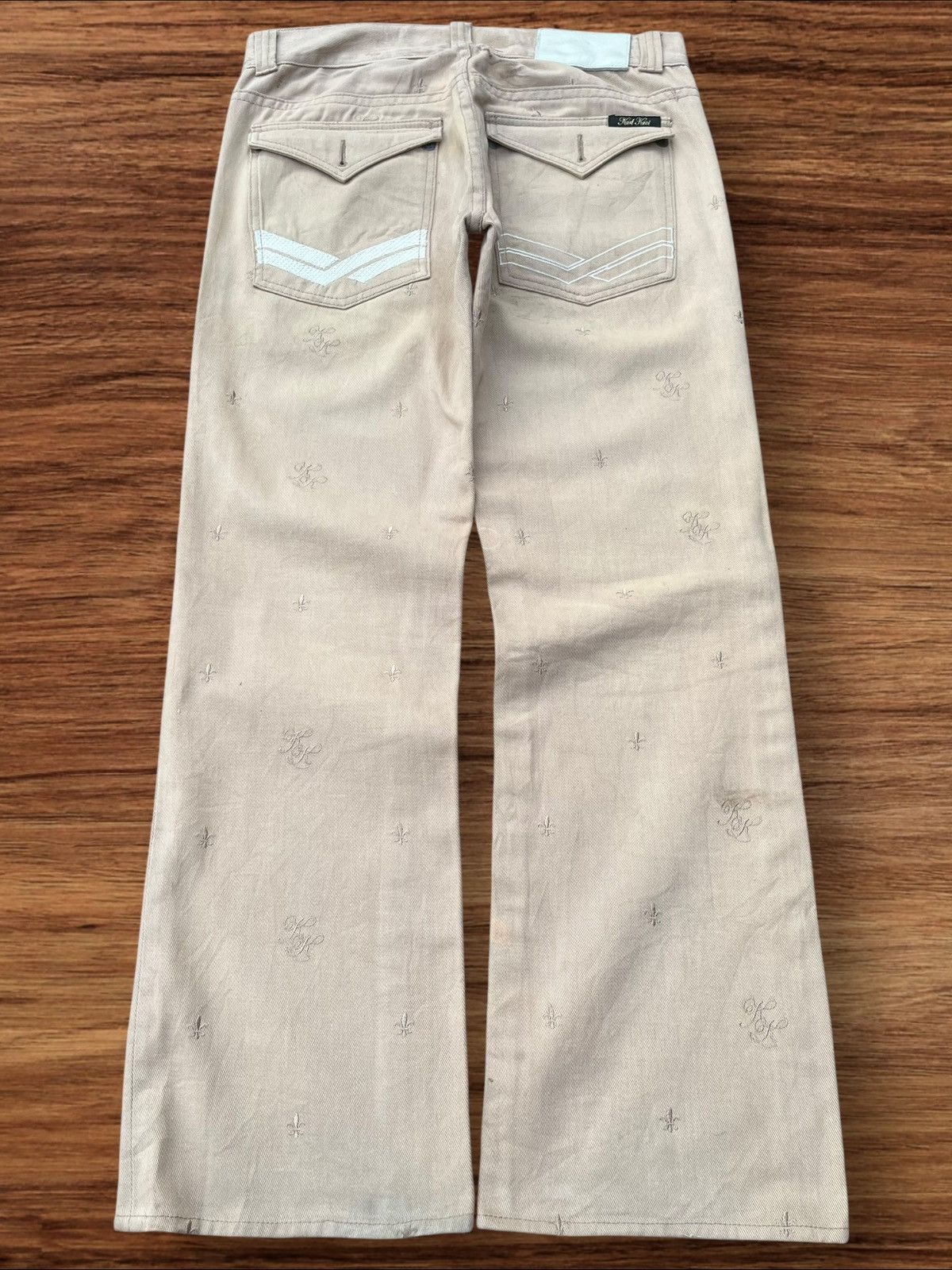 Karl Kani Vintage Karl Kani Dagger Embroidery All Over Loose Leg Pants Size US 32 / EU 48 - 2 Thumbnail