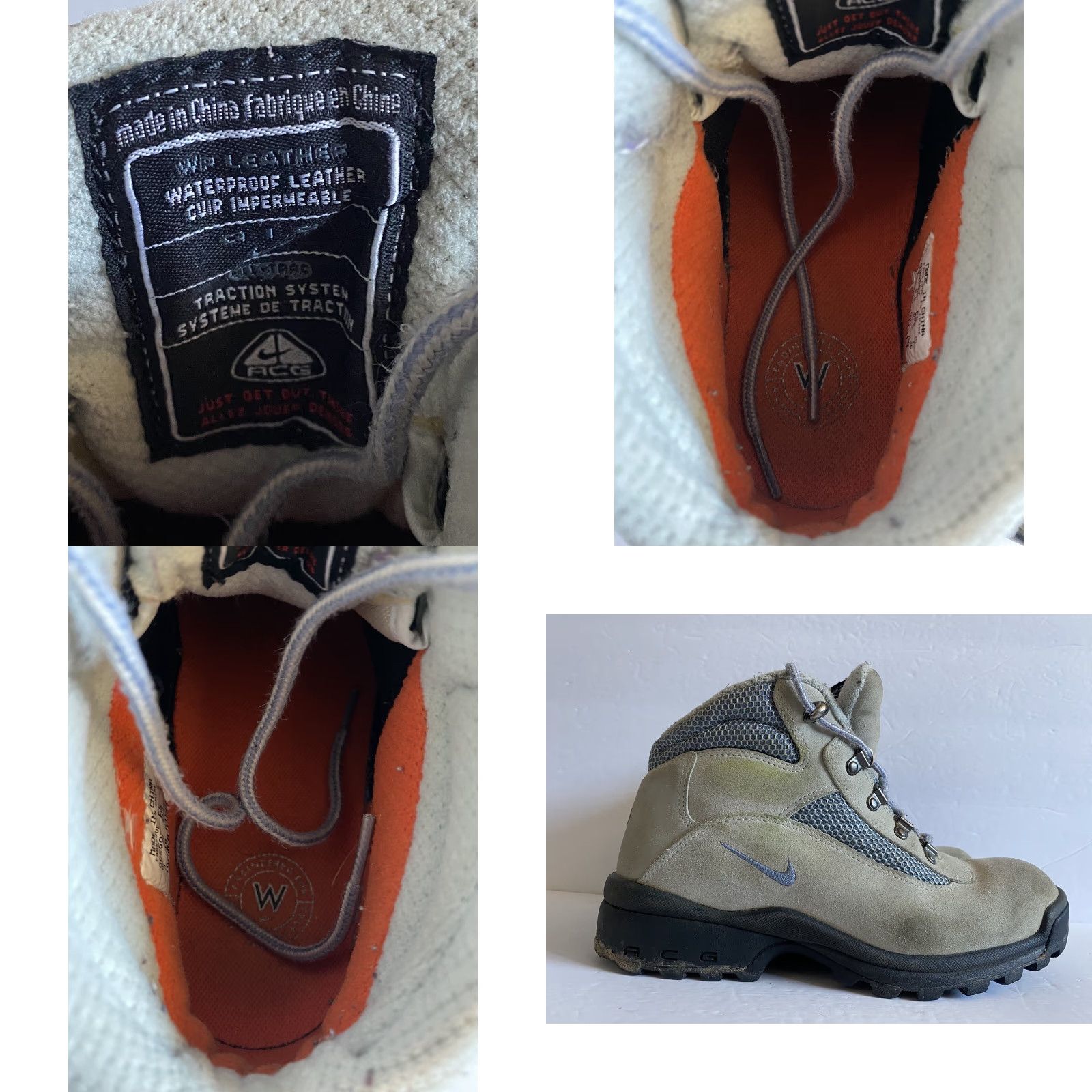 Nike ACG Nike ACG Boots Women Size 9 Gray Boots Lace Up Outdoor Women Size US 9 / IT 39 - 8 Thumbnail