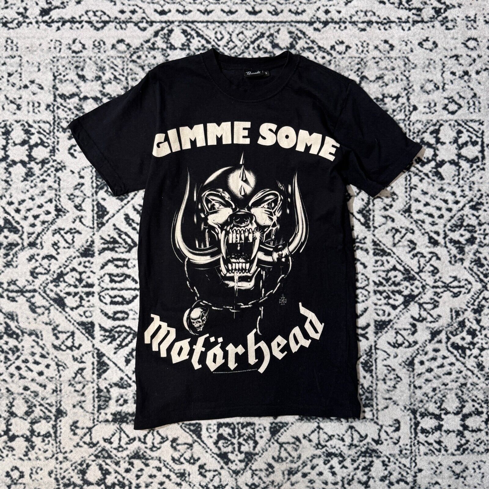 Vintage Vintage Black Cotton T-Shirt Size S Gimme Some Motorhead Tes Size US S / EU 44-46 / 1 - 1 Thumbnail
