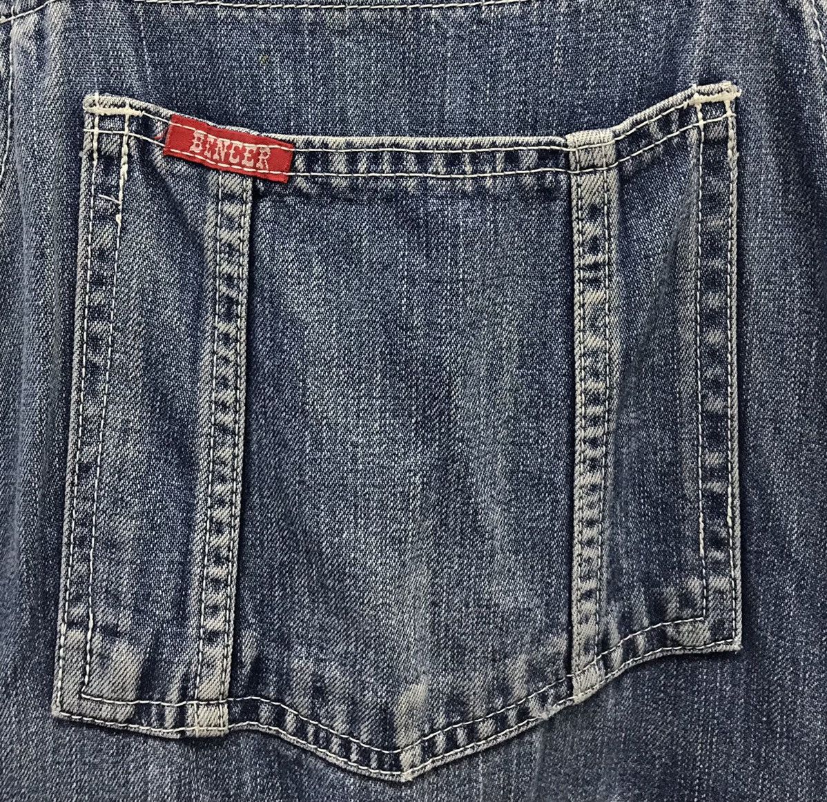 Japanese Brand × Vintage Vintage Bencer Natural Jeans Overalls Size US 33 - 6 Thumbnail
