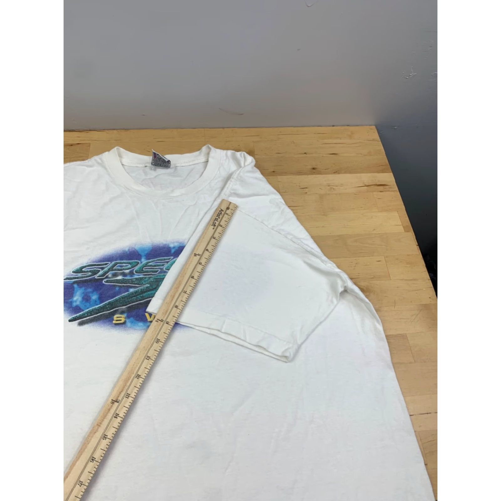 Speedo VINTAGE Speedo Shirt Mens XL White 90s Graphic Tee Short Sleeve Crew Neck Logo Mens 90s Speedo Shirt White XL Size US XL / EU 56 / 4 - 6 Thumbnail