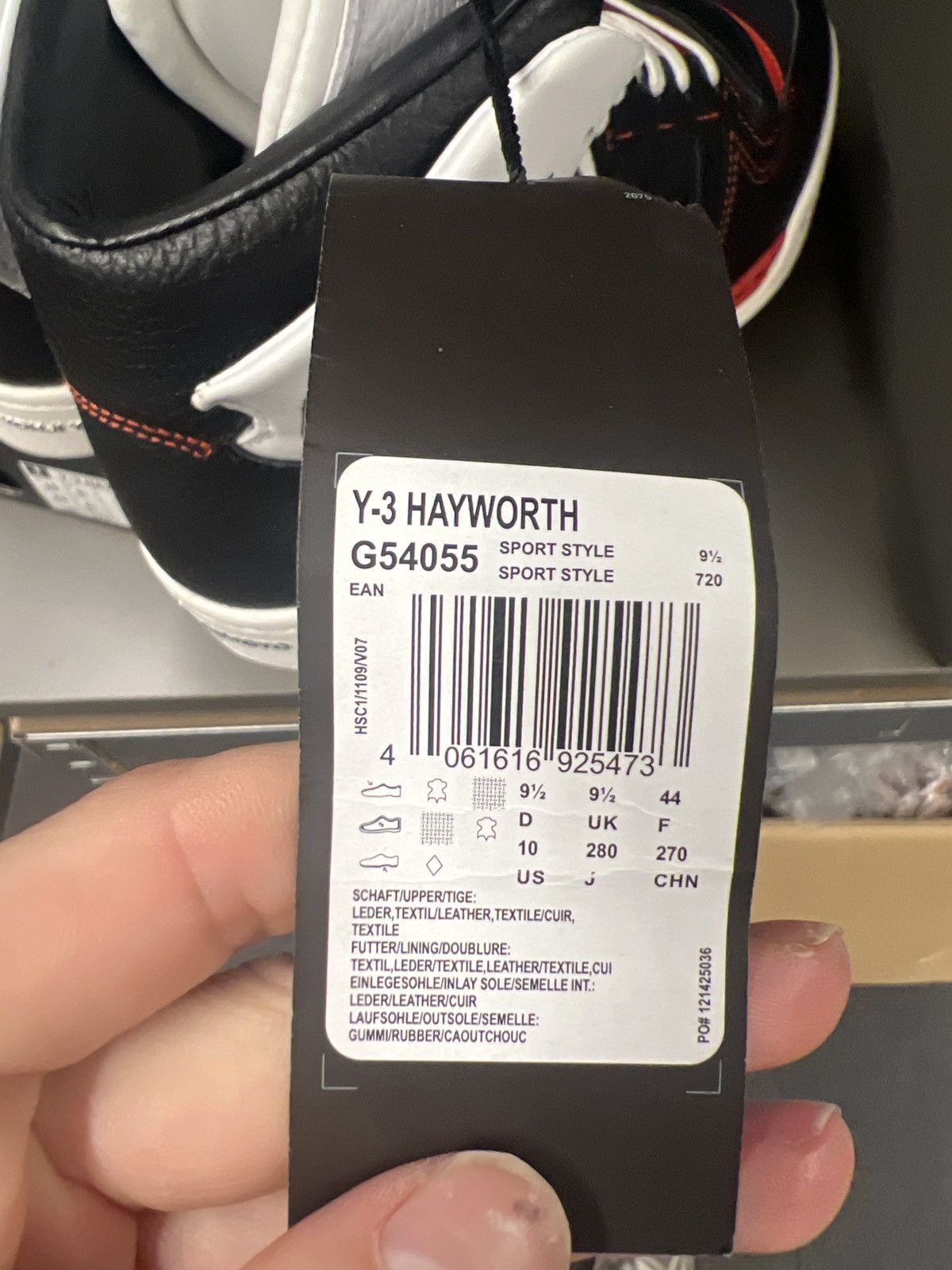 Adidas × Y-3 Adidas Y-3 HayWorth Black White Red EU 44 Size US 10 / EU 43 - 9 Thumbnail
