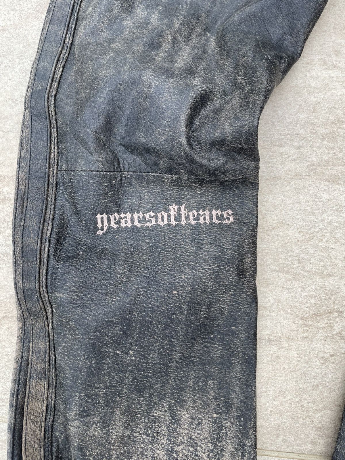 Other Years of Tears antique Racer pants/ cracked leather Size US 35 - 7 Thumbnail