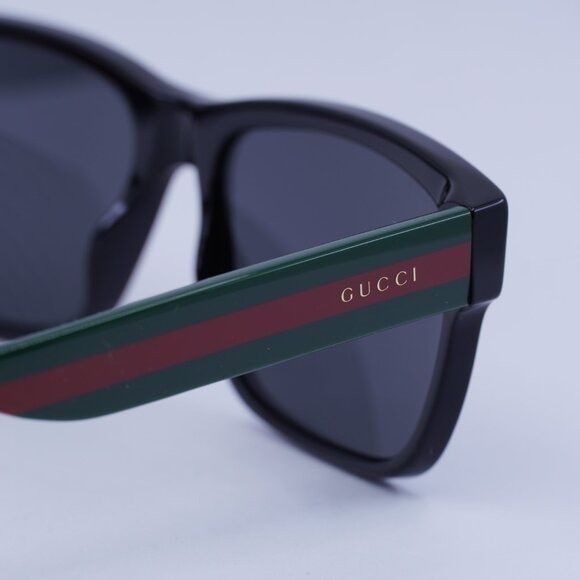 Gucci 🕶️ New Gucci GG0340S 006 Sunglasses - Shiny Black Size ONE SIZE - 5 Thumbnail