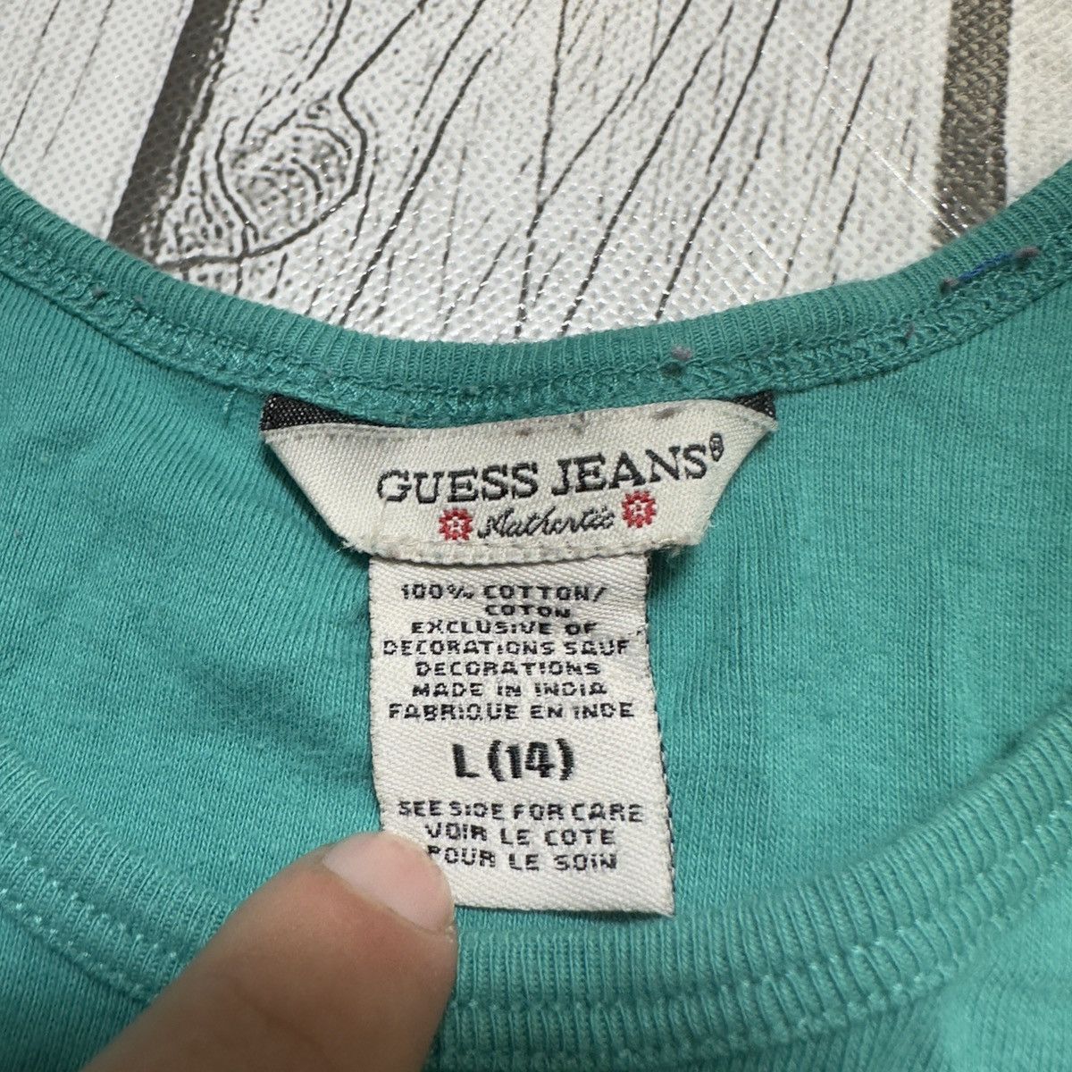 Guess × Vintage Vintage Guess Jeans tank top Size XS / US 0-2 / IT 36-38 - 5 Thumbnail