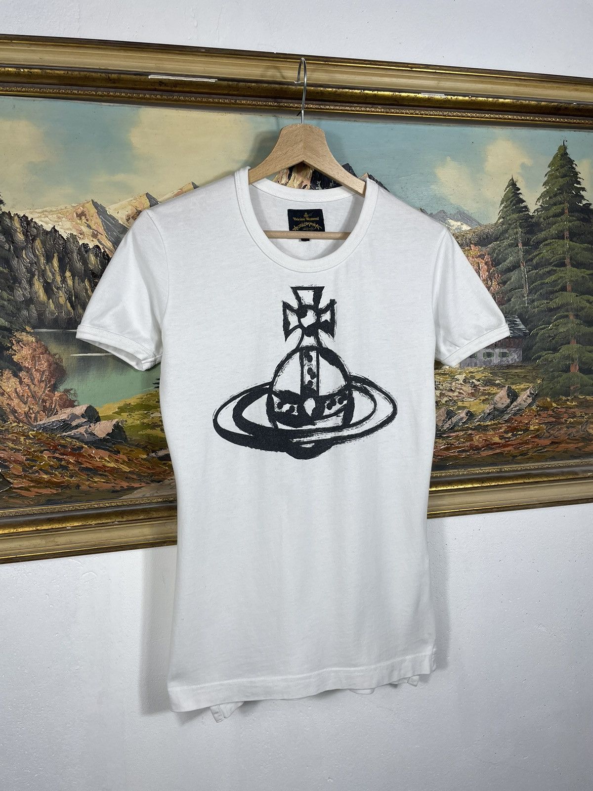 Designer × Vivienne Westwood Vivienne Westwood T-shirt Tee Orb Logo Avant Garde Archive Size XS / US 0-2 / IT 36-38 - 2 Thumbnail