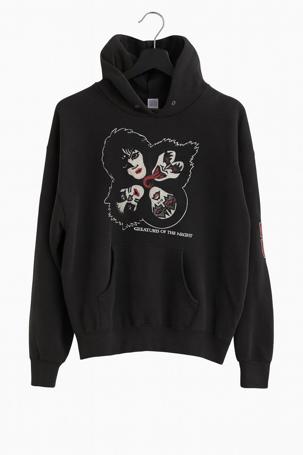 KISS Vintage 90s KISS “Creatures of the Night” Hoodie – Black Size US M / EU 48-50 / 2 - 1 Thumbnail