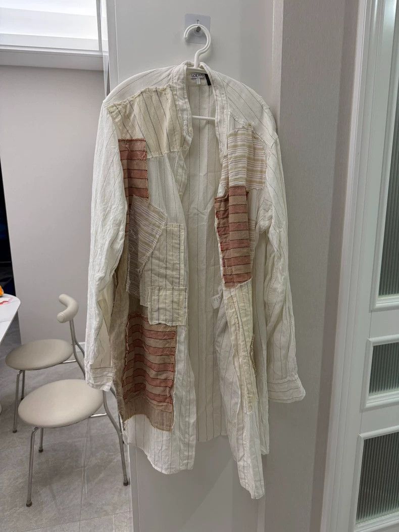 Loewe Loewe Striped Patchwork Long Sleeve Shirt. Size US M / EU 48-50 / 2 - 4 Thumbnail