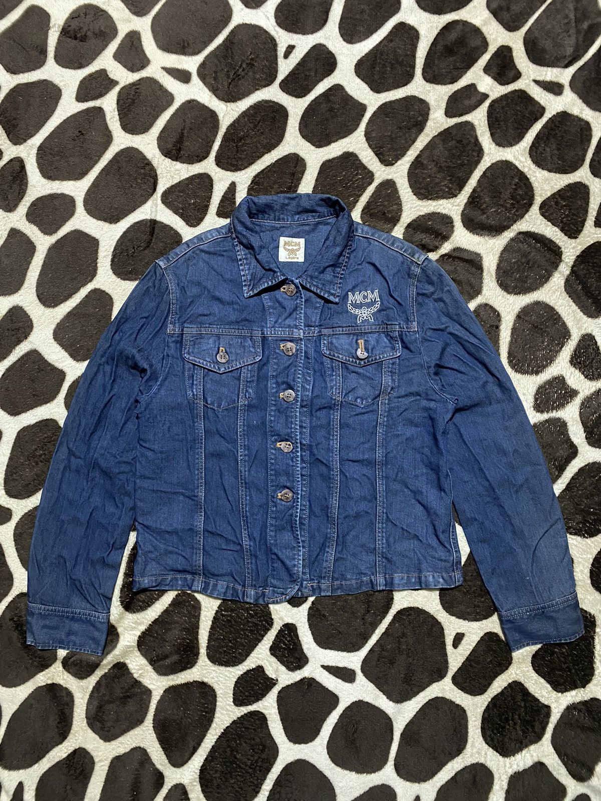If Six Was Nine × Le Grande Bleu (L.G.B.) ❤️‍🔥MCM vintage jeans jacket❤️‍🔥 Size M / US 6-8 / IT 42-44 - 1 Thumbnail