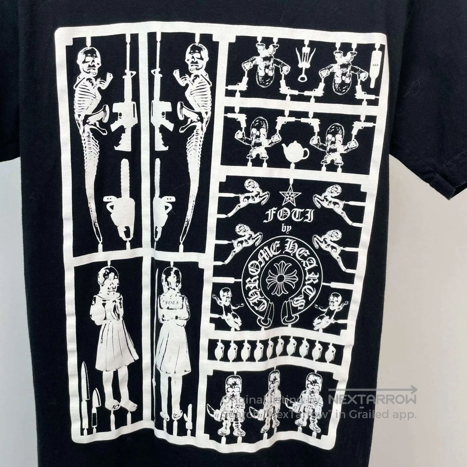 Chrome Hearts Chrome Hearts Black Cotton Short-Sleeve T-Shirt. Size US M / EU 48-50 / 2 - 9 Thumbnail