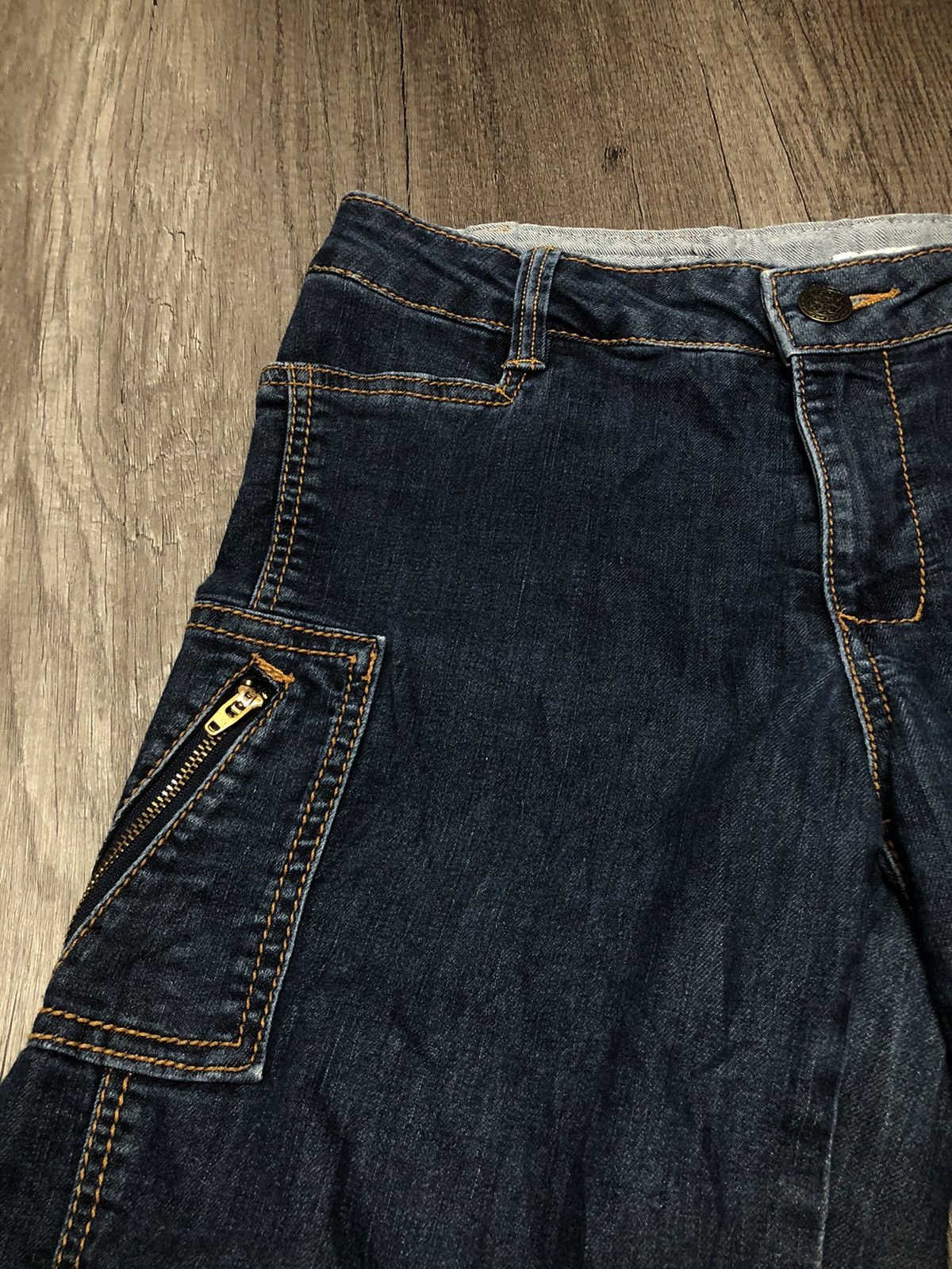 Designer × Japanese Brand Lui Chantant Multi Pocket Jeans Cargo Style Unisex Design Size US 32 / EU 48 - 13 Thumbnail