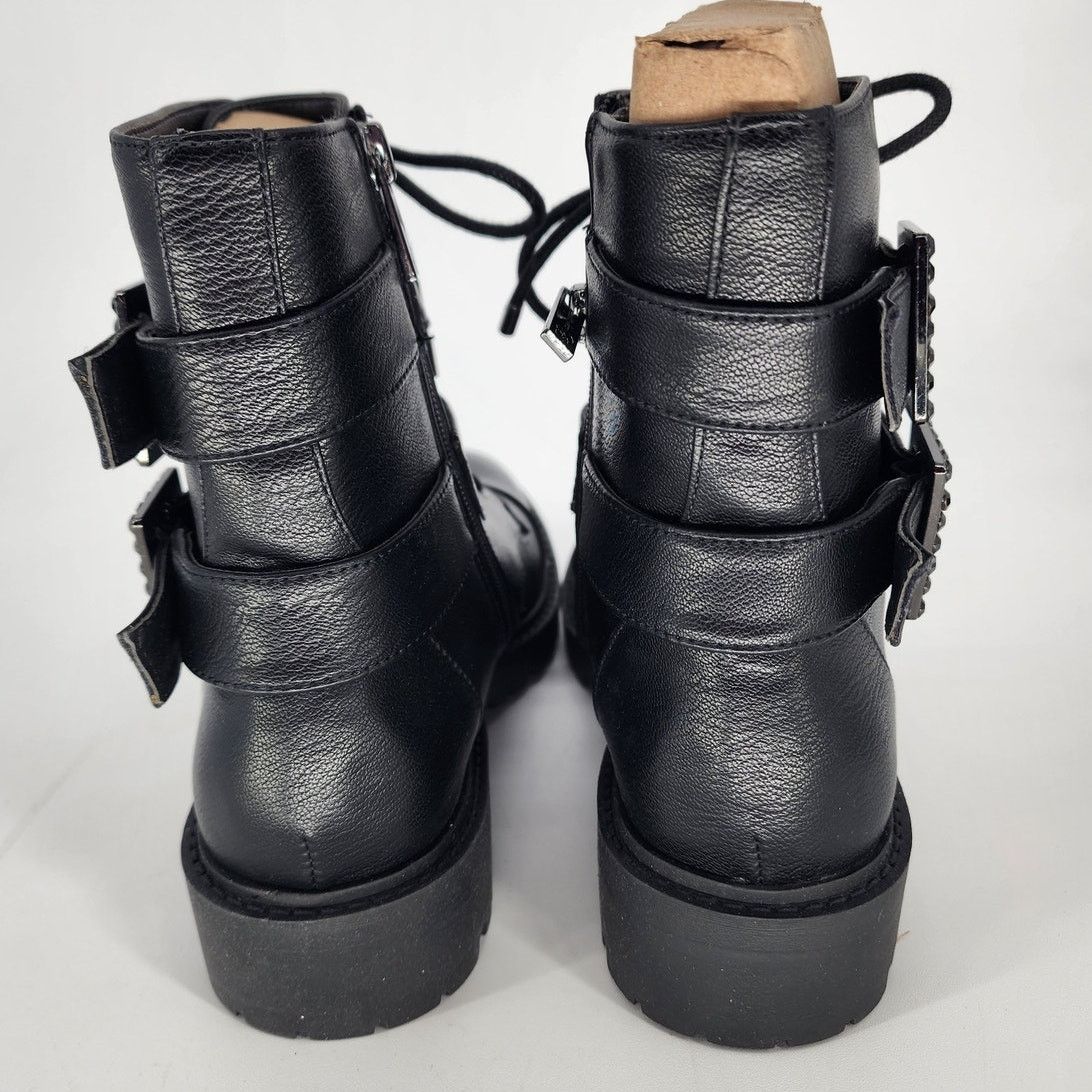 Jessica Simpson Jessica Simpson Kerina Black Fashion Combat Boots Size 7M Size US 7 / IT 37 - 5 Thumbnail