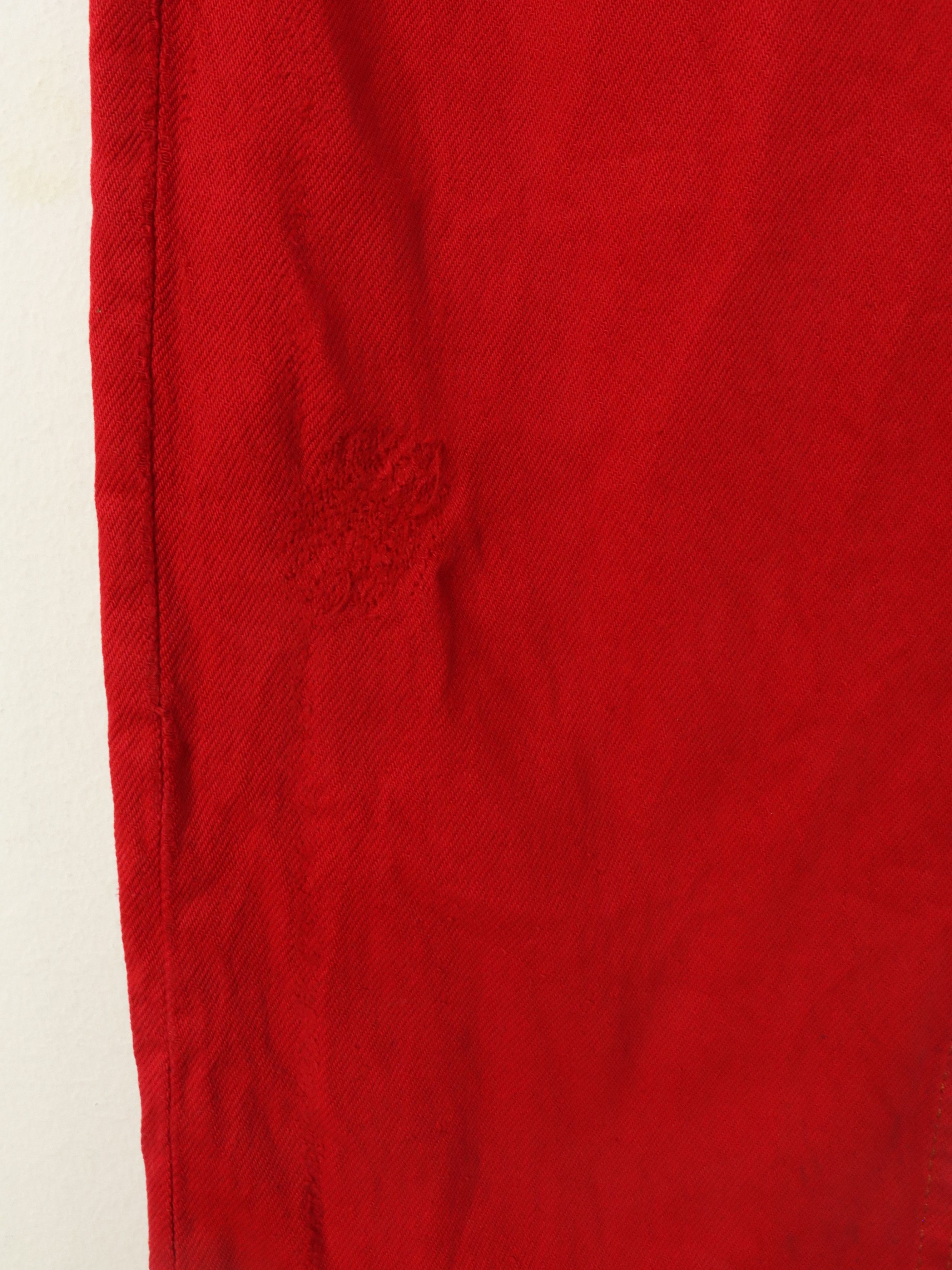 Levi's × Vintage Vtg. Levis 501 Red Distressed Jeans MADE IN USA Size US 28 / EU 44 - 17 Thumbnail