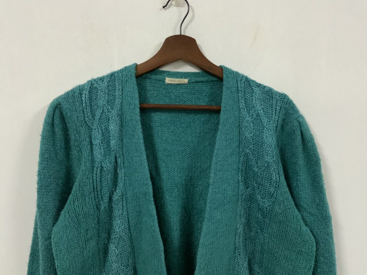 Japanese Brand Hand Knit Turquoises Handmade Knitwear Size US M / EU 48-50 / 2 - 4 Thumbnail