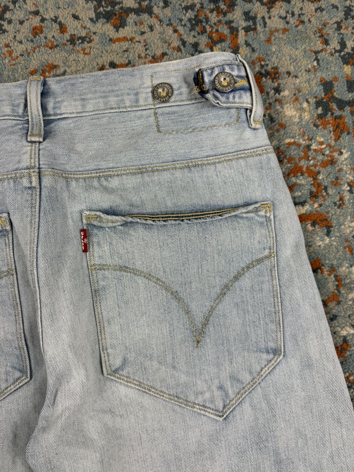 Levi's Vintage 2000s Levis Engineered jeans twisted shorts washed Size US 28 / EU 44 - 7 Thumbnail