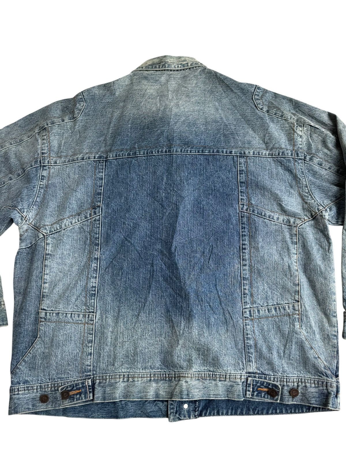 Pelle Pelle Vintage Distressed Pelle Pelle Denim Jacket Size US XL / EU 56 / 4 - 11 Thumbnail