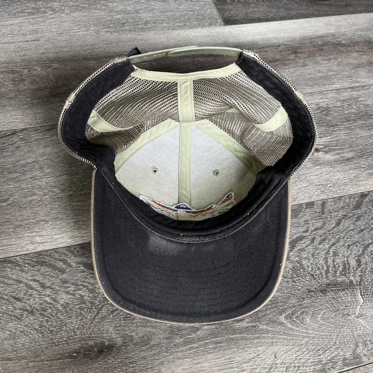 Patagonia Vintage Patagonia Fitz Roy Trout Fish Tan Beige Trucker Hat Size ONE SIZE - 7 Thumbnail